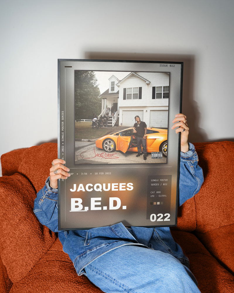 Music poster: Jacquees - BED