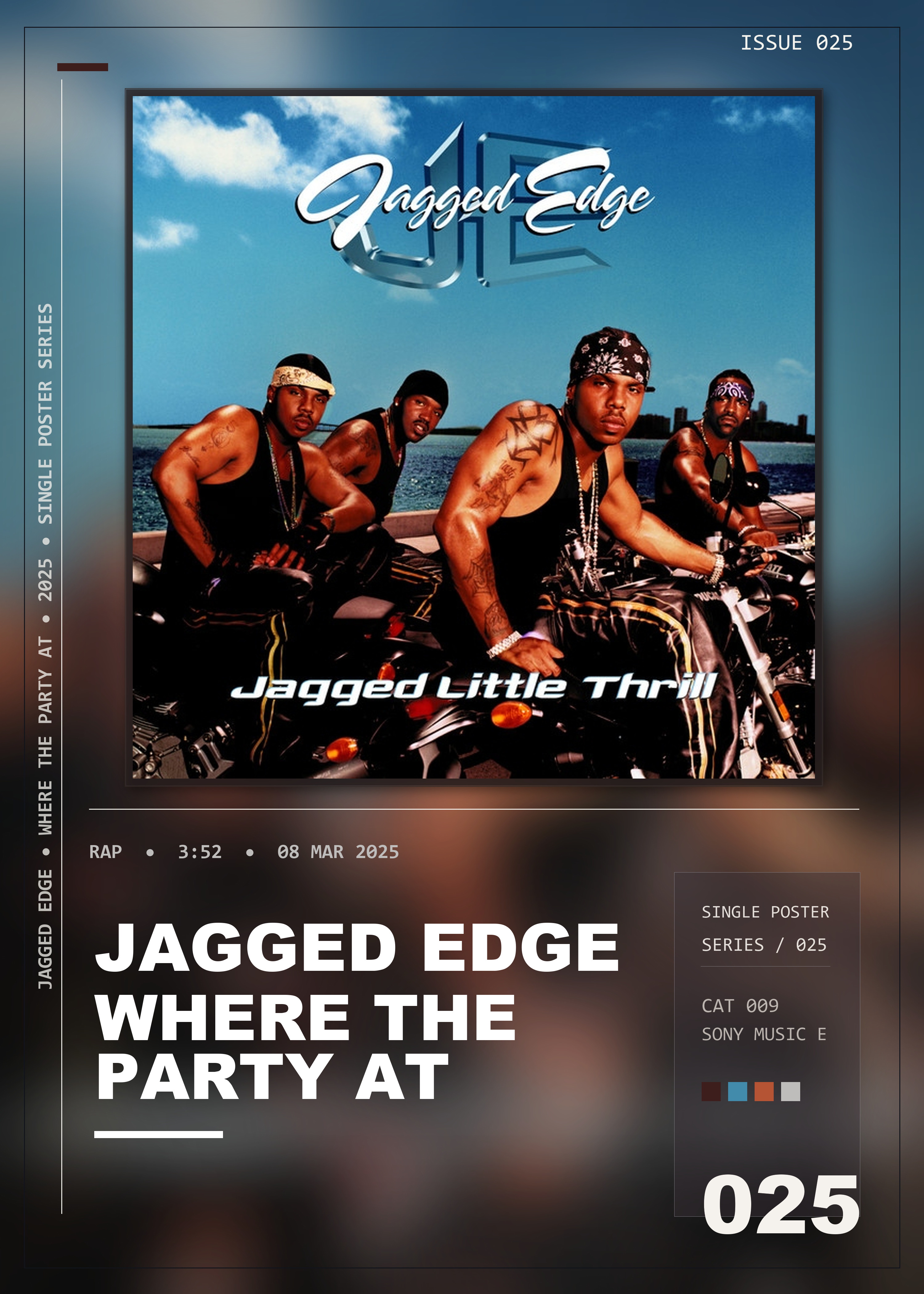 Music poster: Jagged Edge - Where the Party At