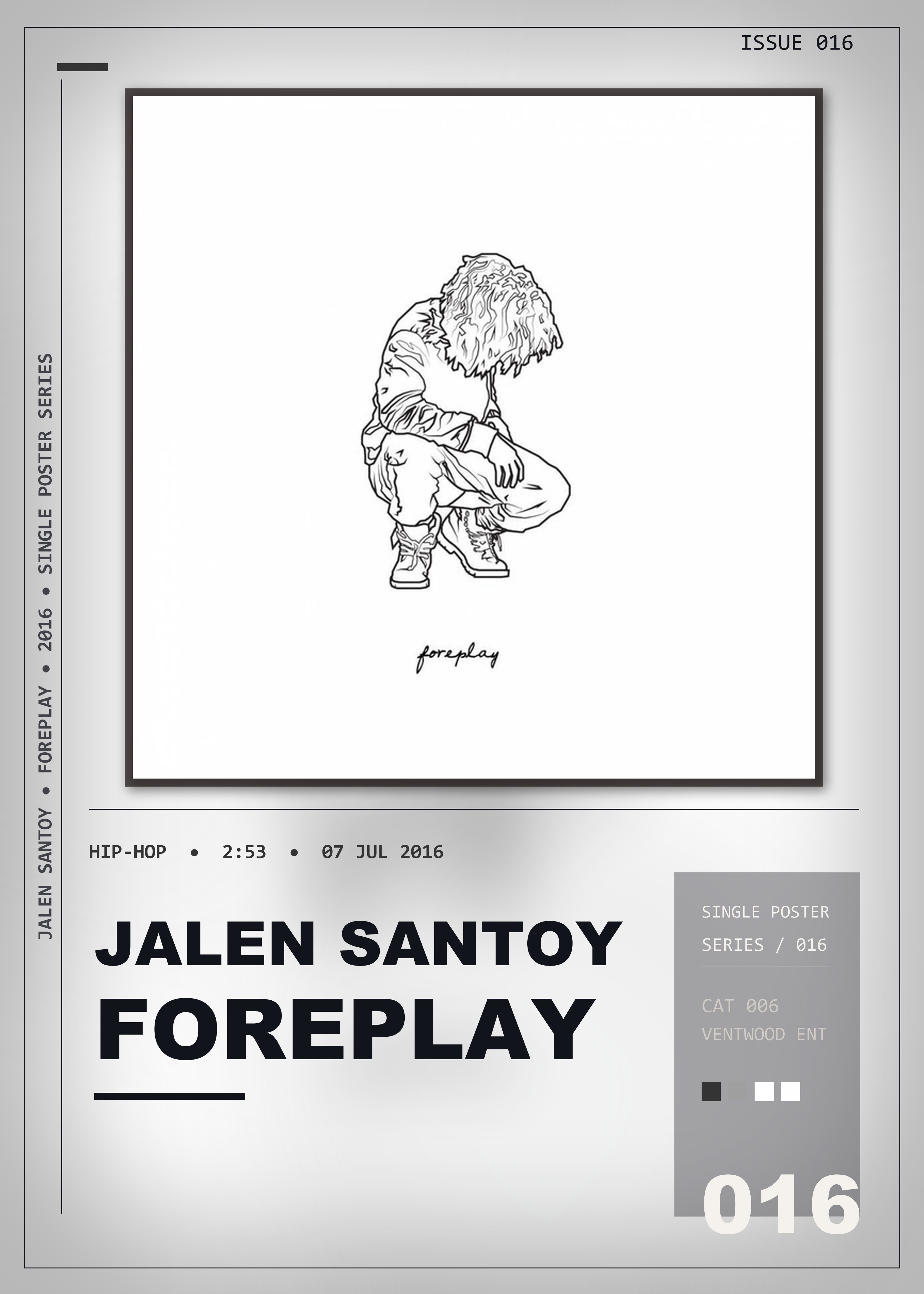 Music poster: Jalen Santoy - Foreplay