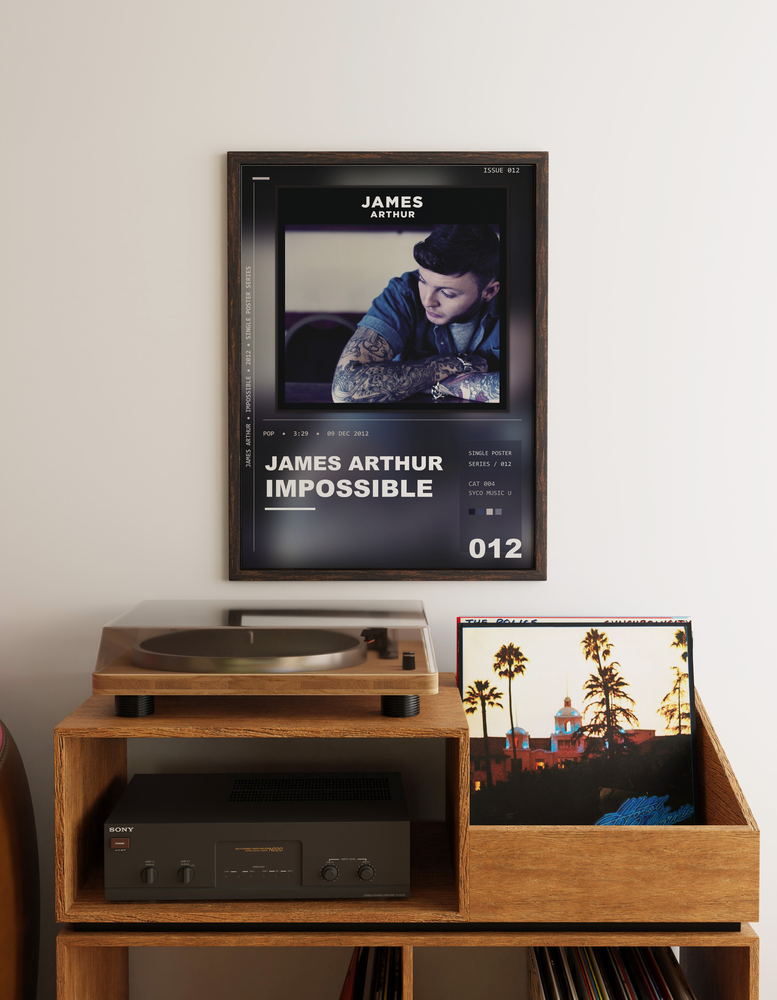 Music poster: James Arthur - Impossible