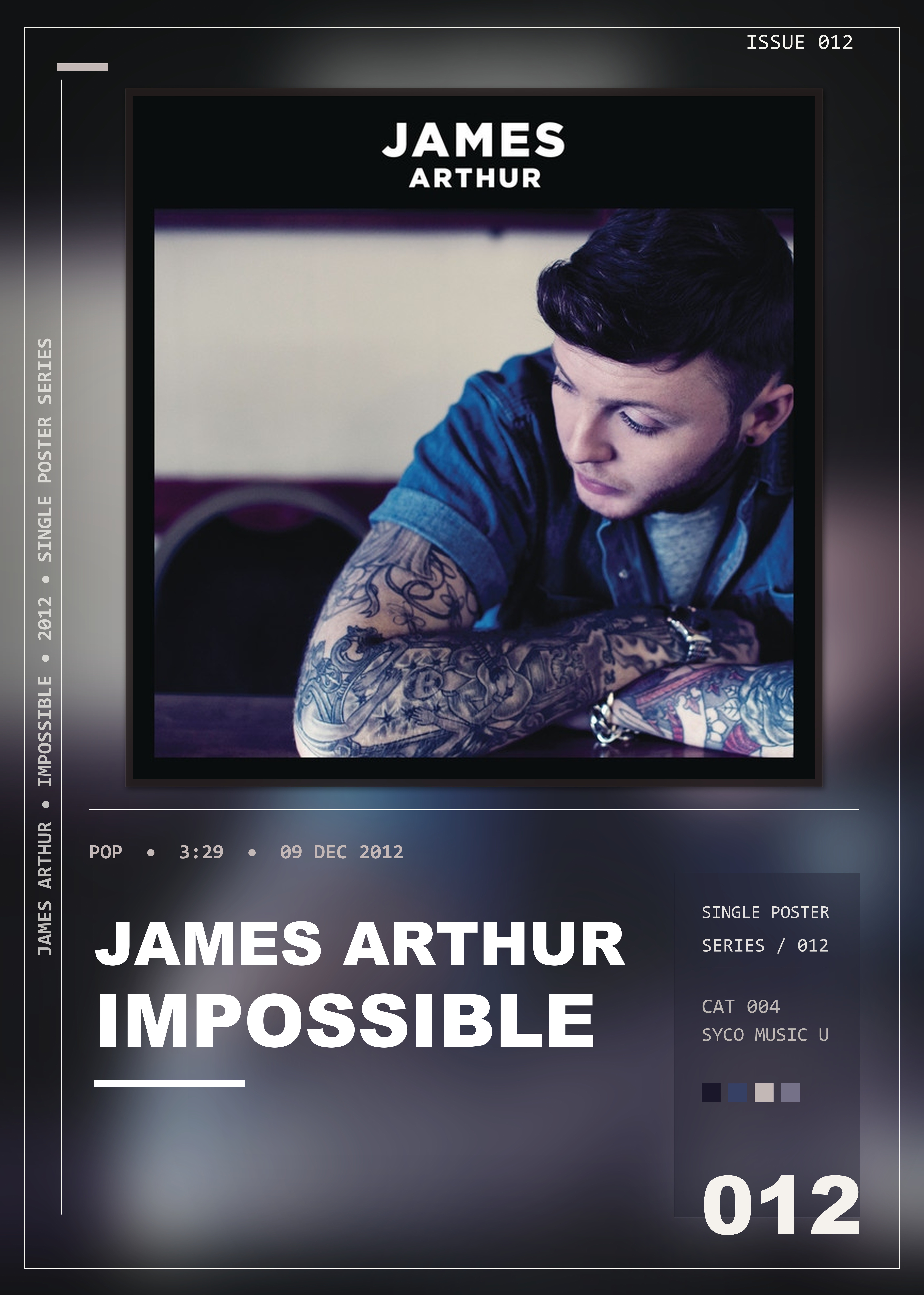 Music poster: James Arthur - Impossible