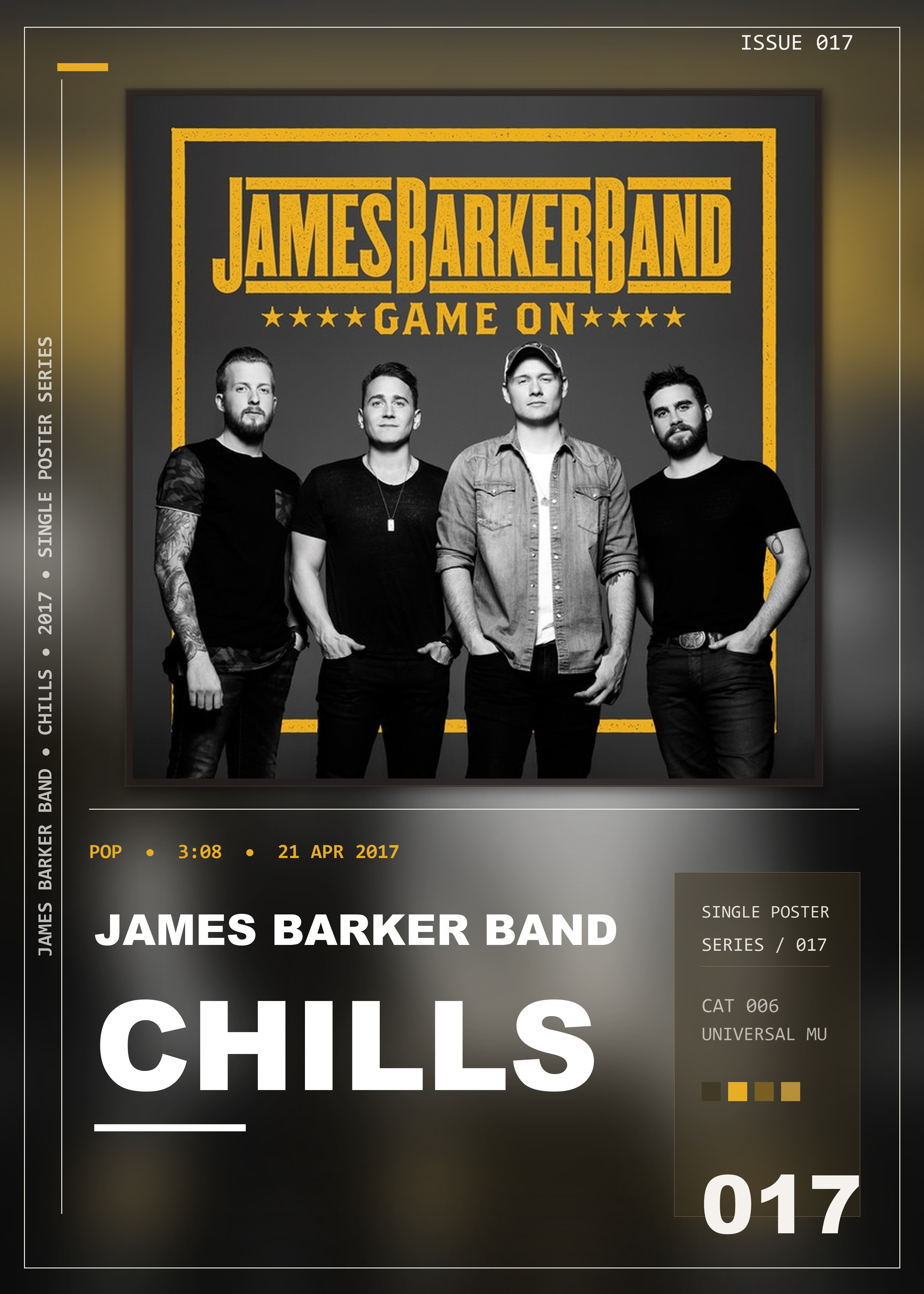 Music poster: James Barker Band - Chills