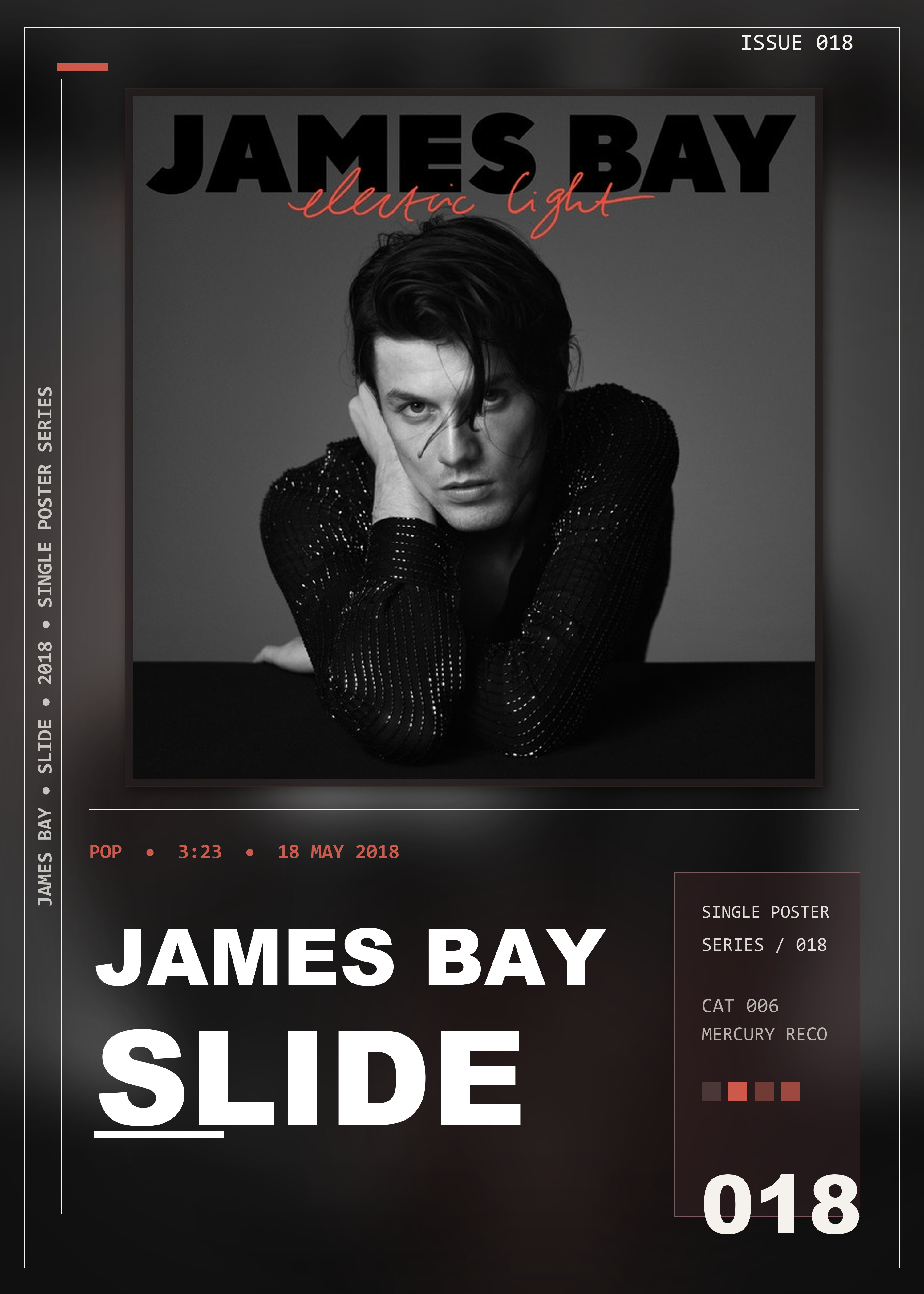 Music poster: James Bay - Slide