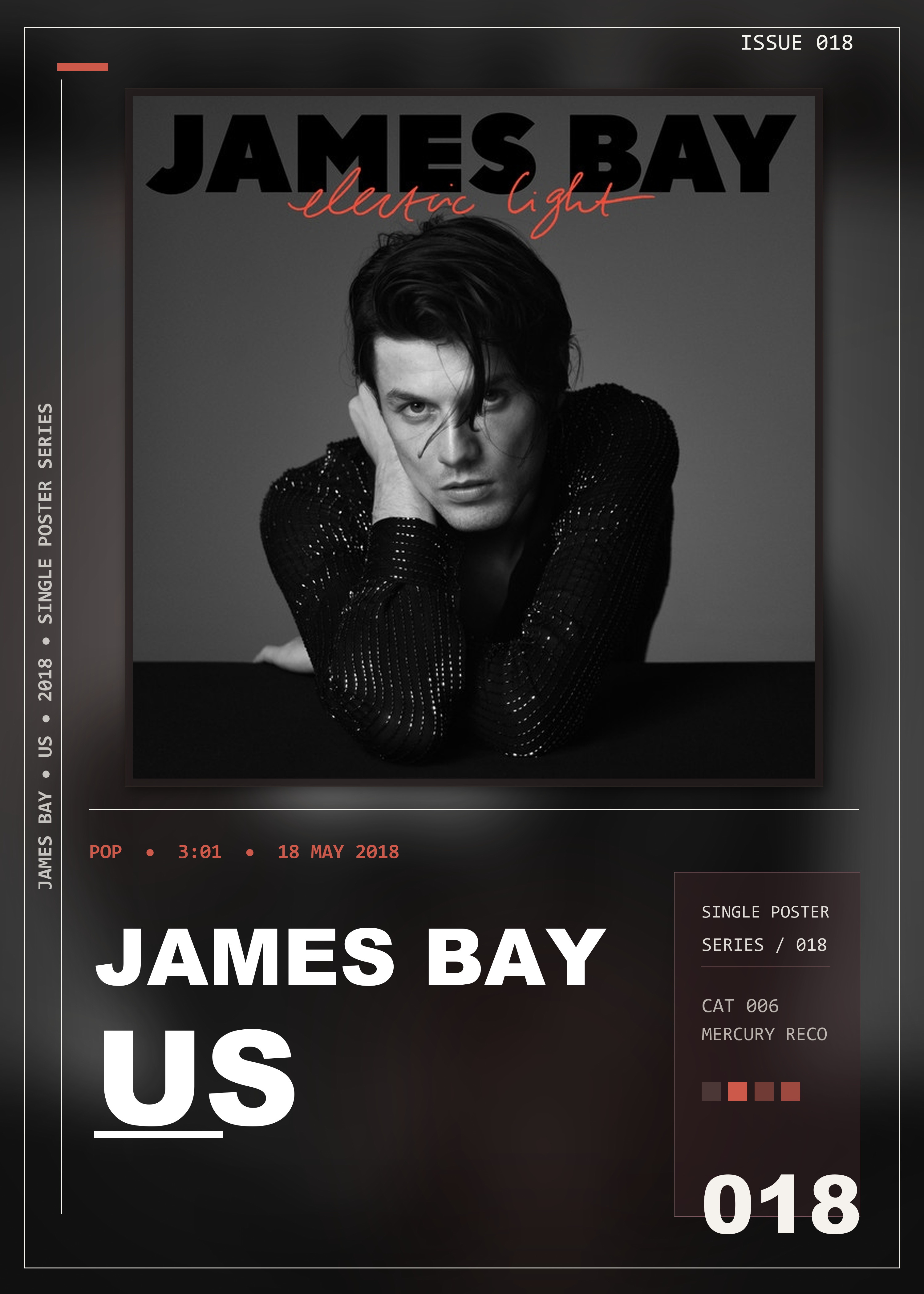 Music poster: James Bay - Us