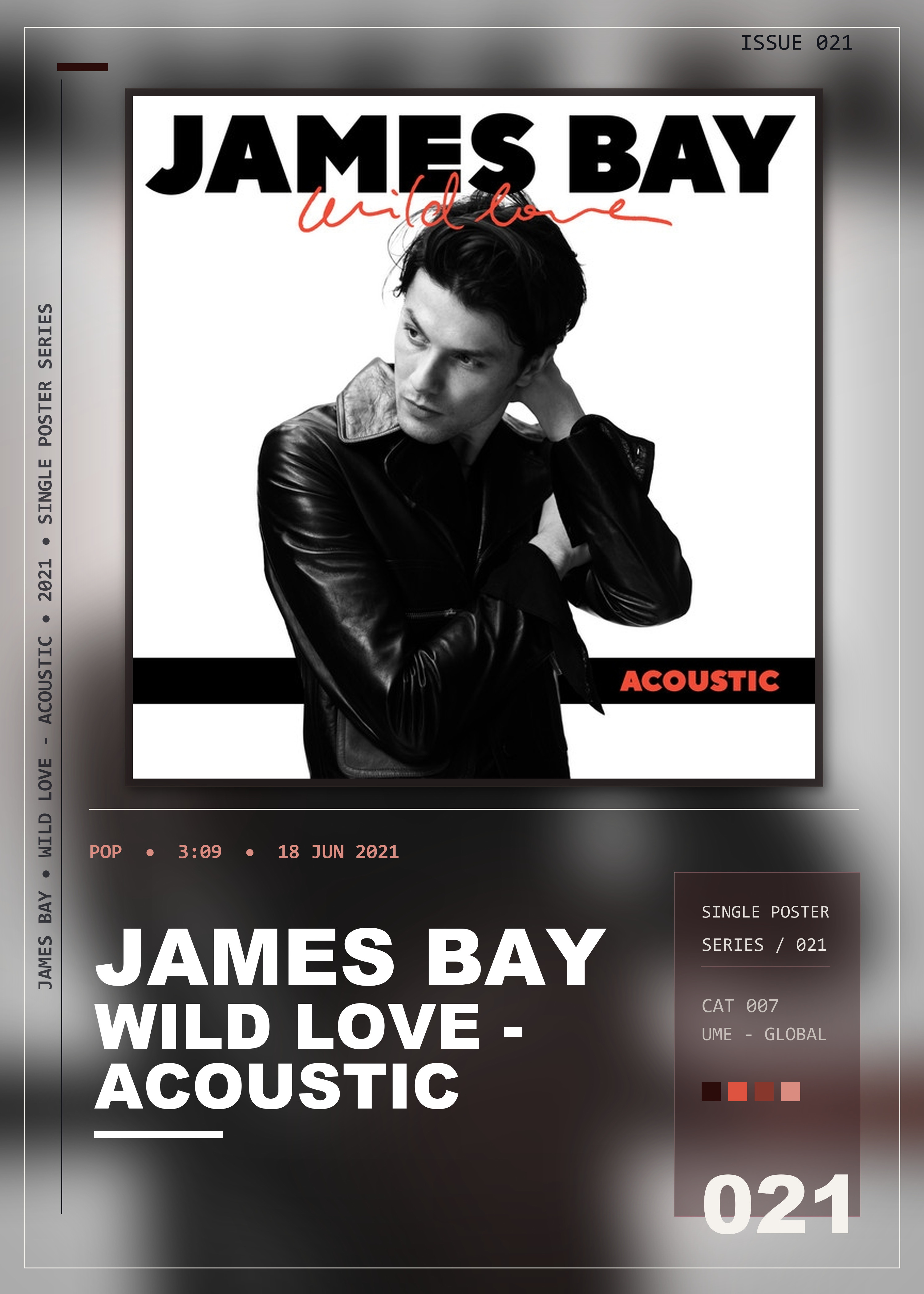 Music poster: James Bay - Wild Love - Acoustic
