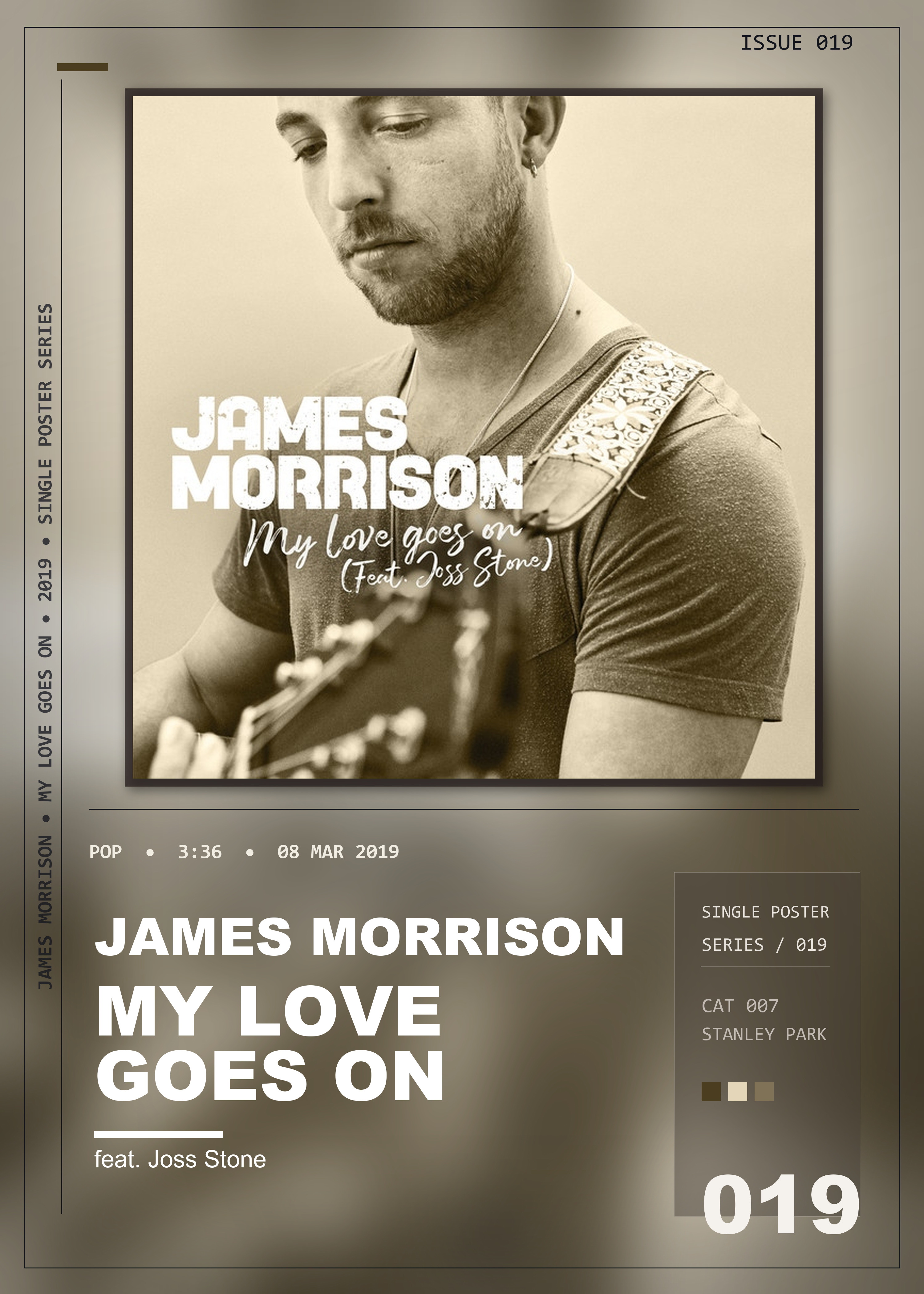 Music poster: James Morrison - My Love Goes On feat Joss Stone