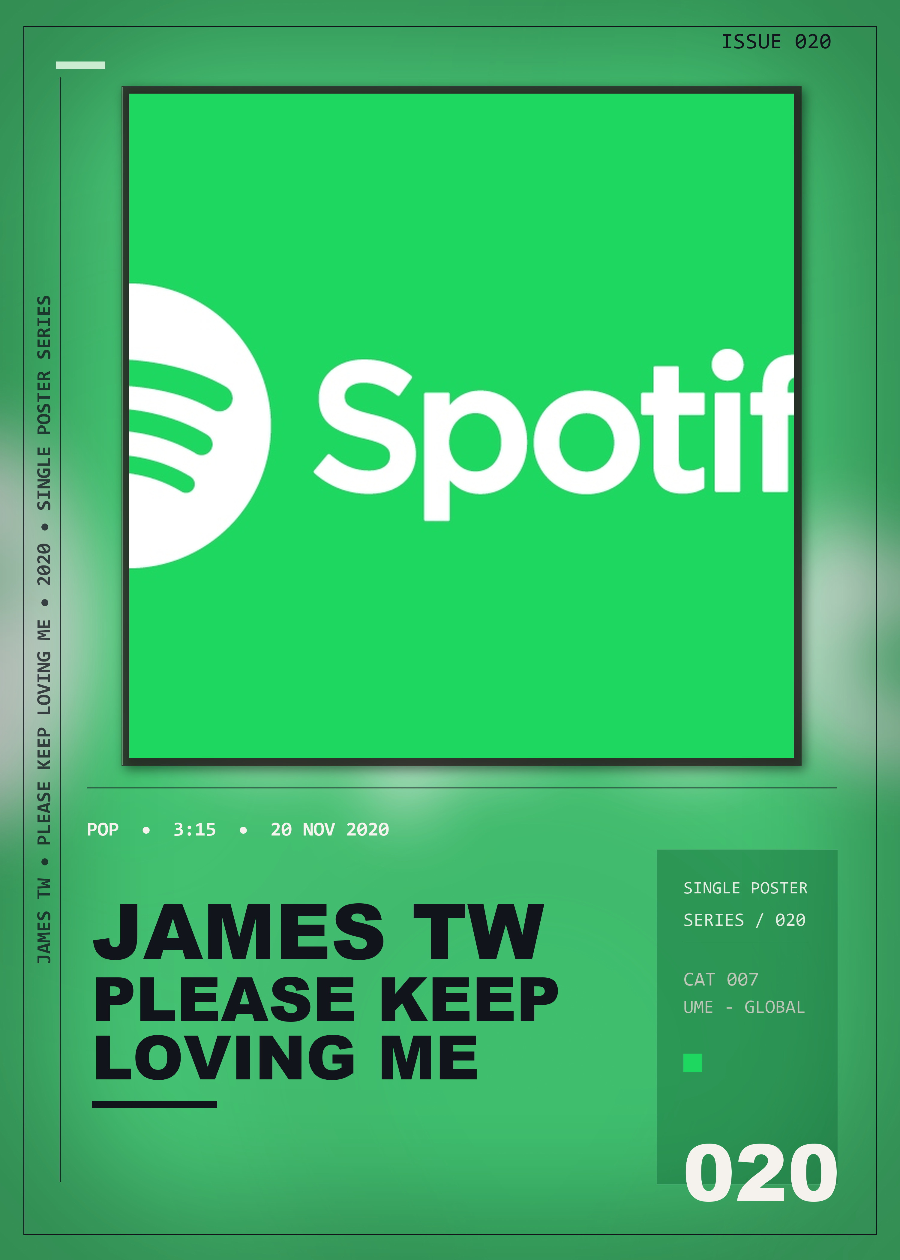 Music poster: James TW - Please Keep Loving Me
