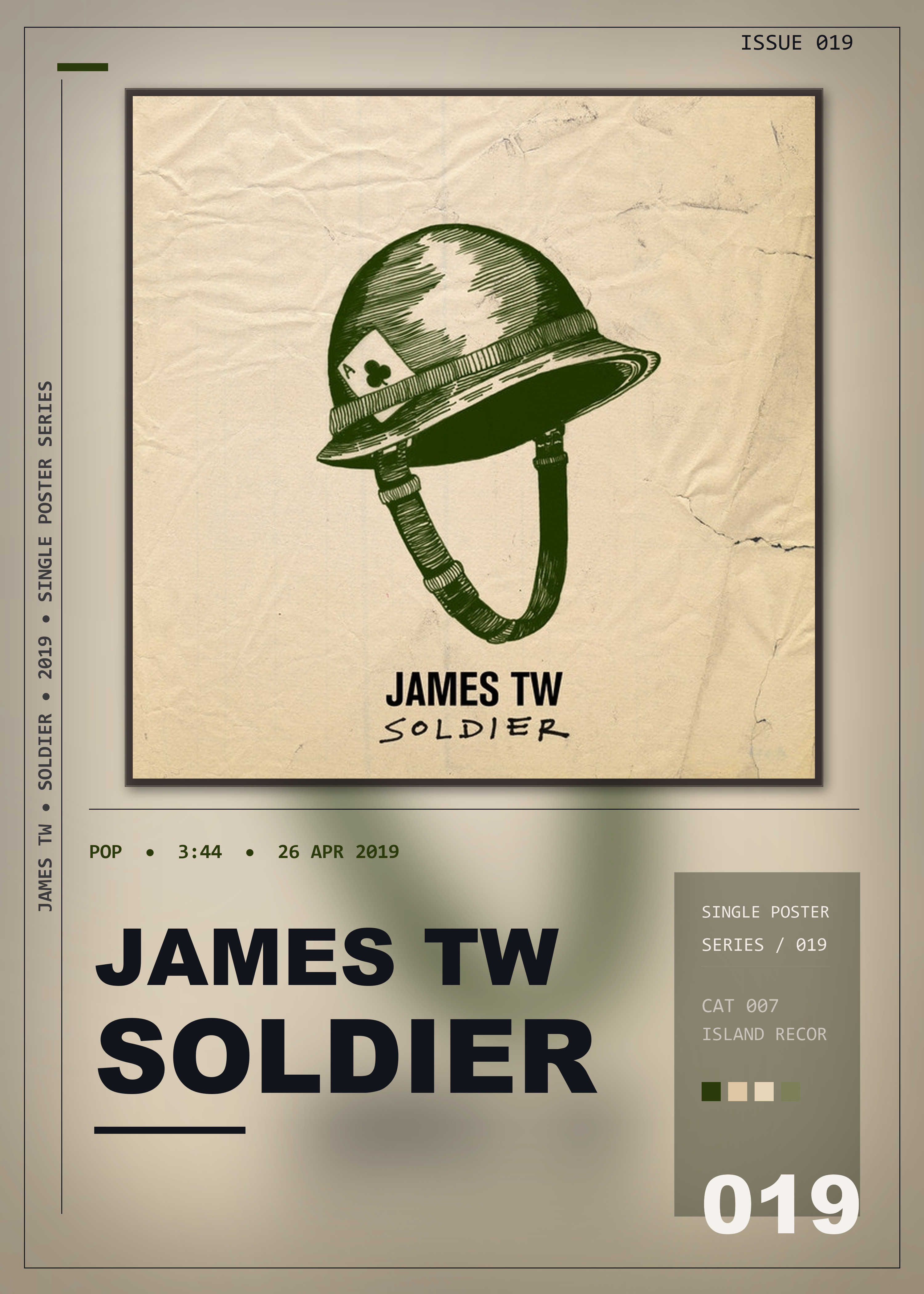 Music poster: James TW - Soldier