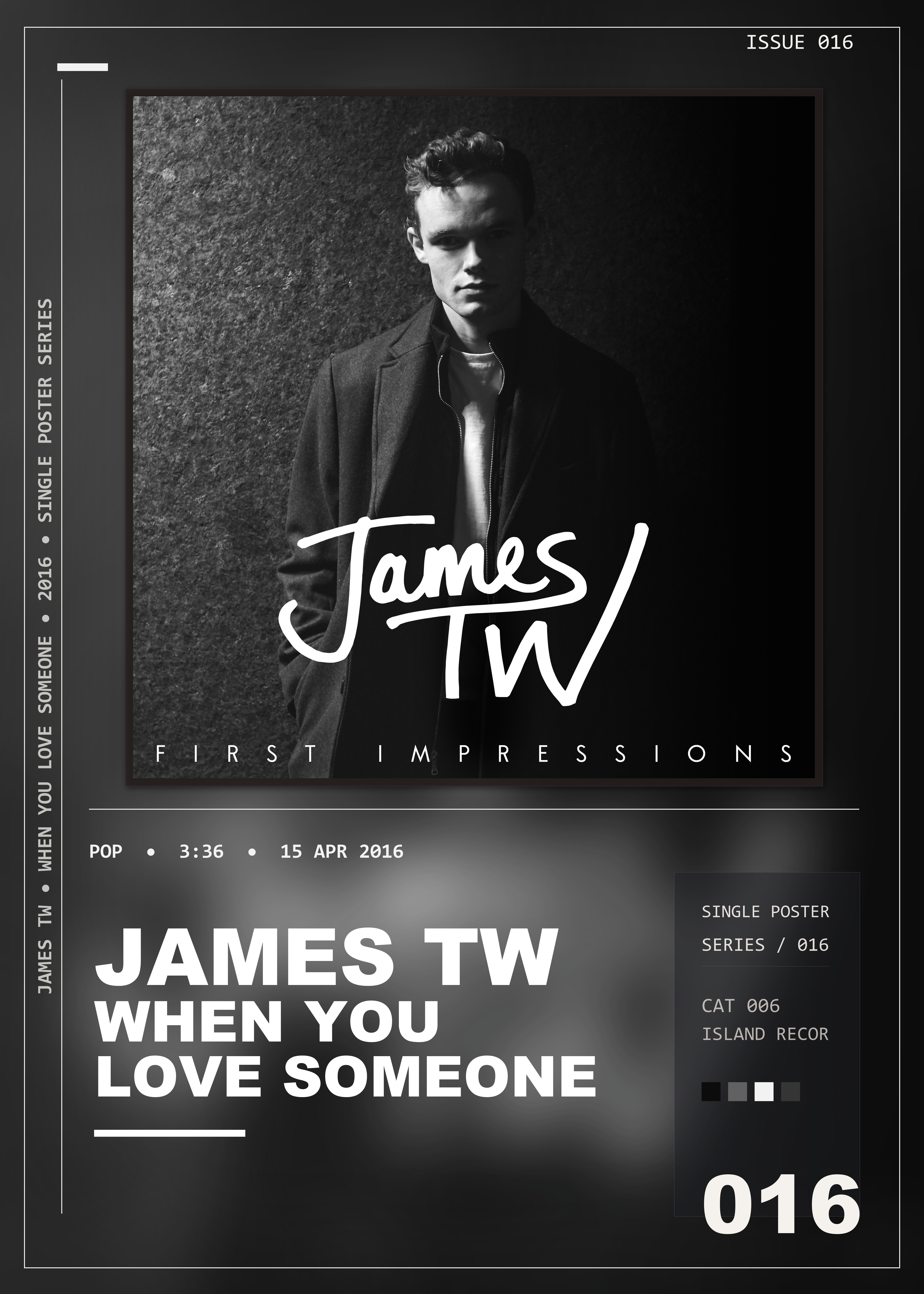 Music poster: James TW - When You Love Someone