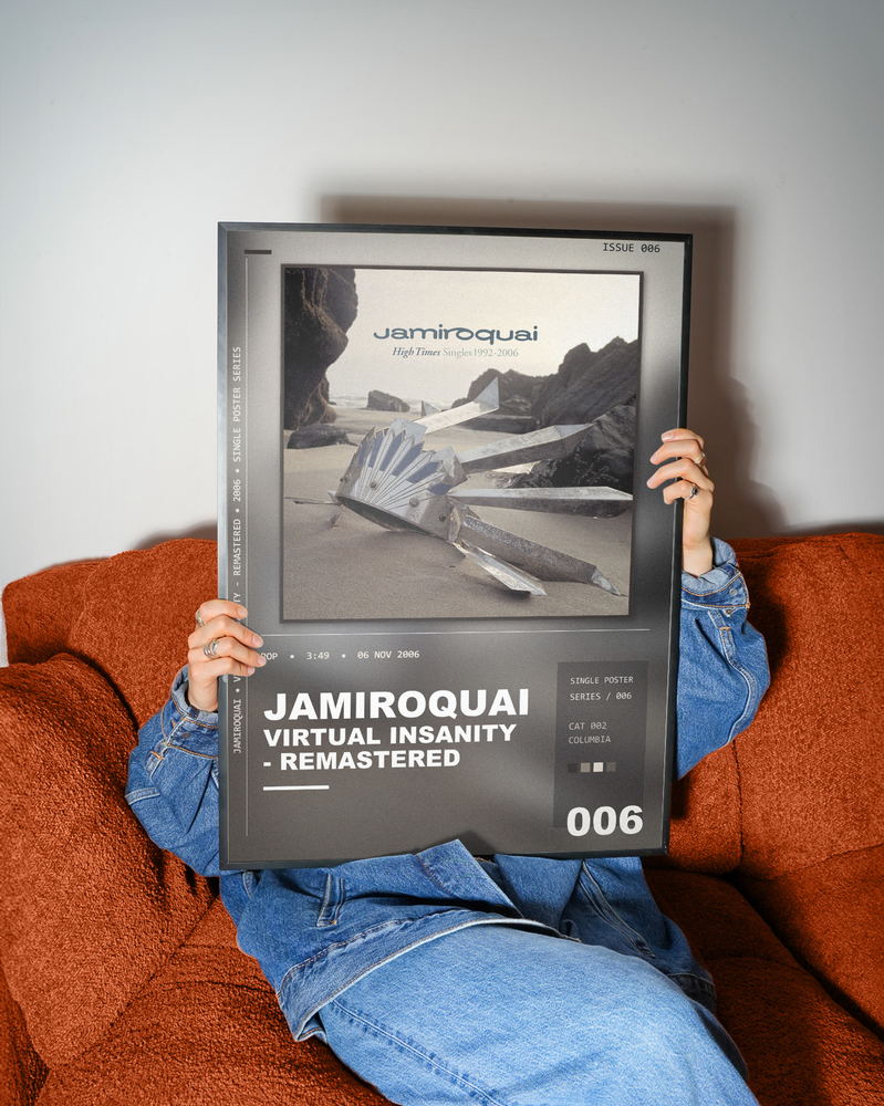 Music poster: Jamiroquai - Virtual Insanity - Remastered