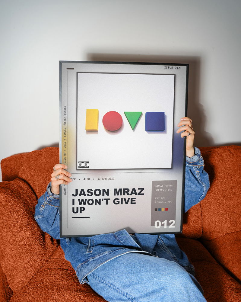 Music poster: Jason Mraz - I Wont Give Up