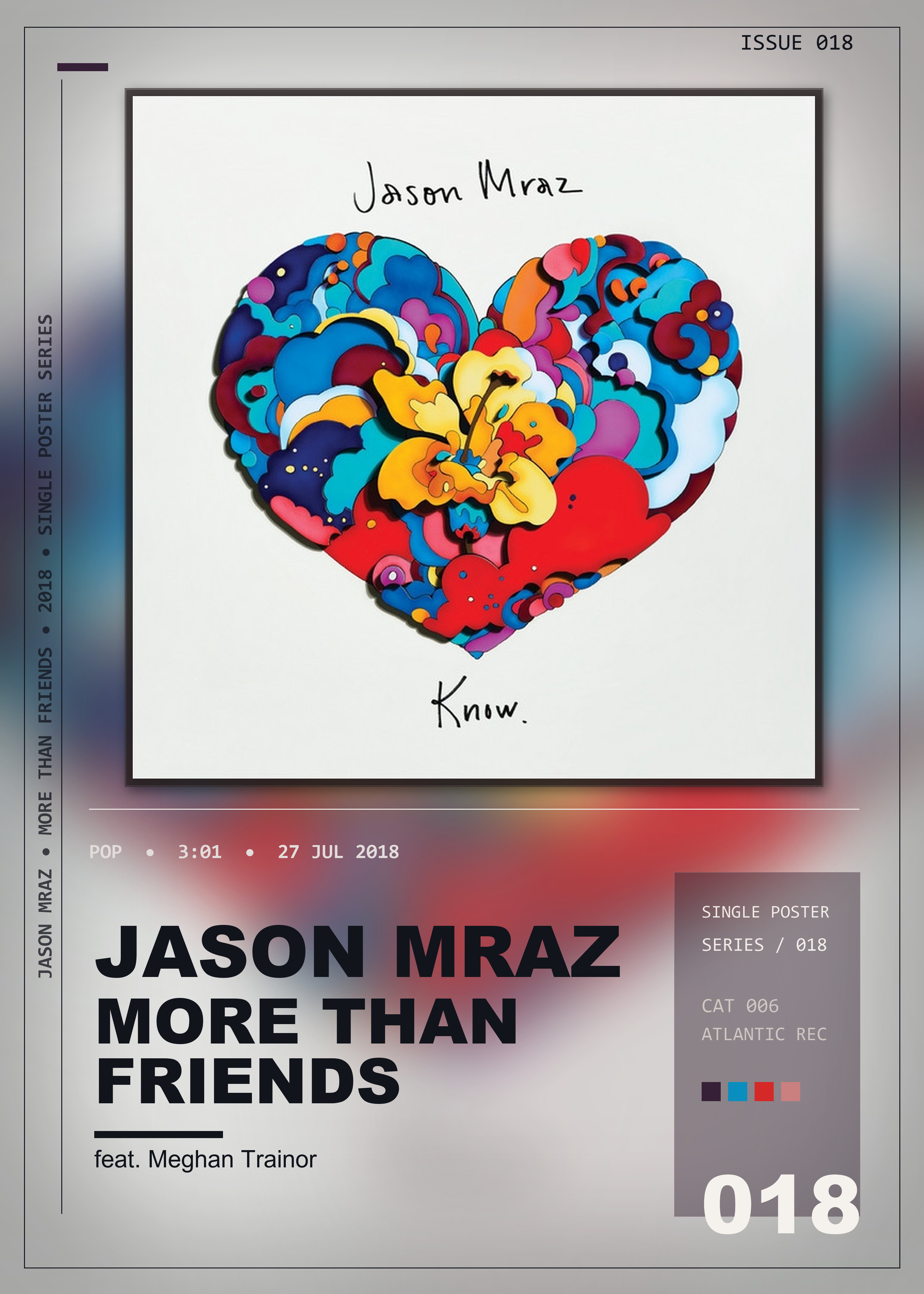 Music poster: Jason Mraz - More Than Friends feat Meghan Trainor