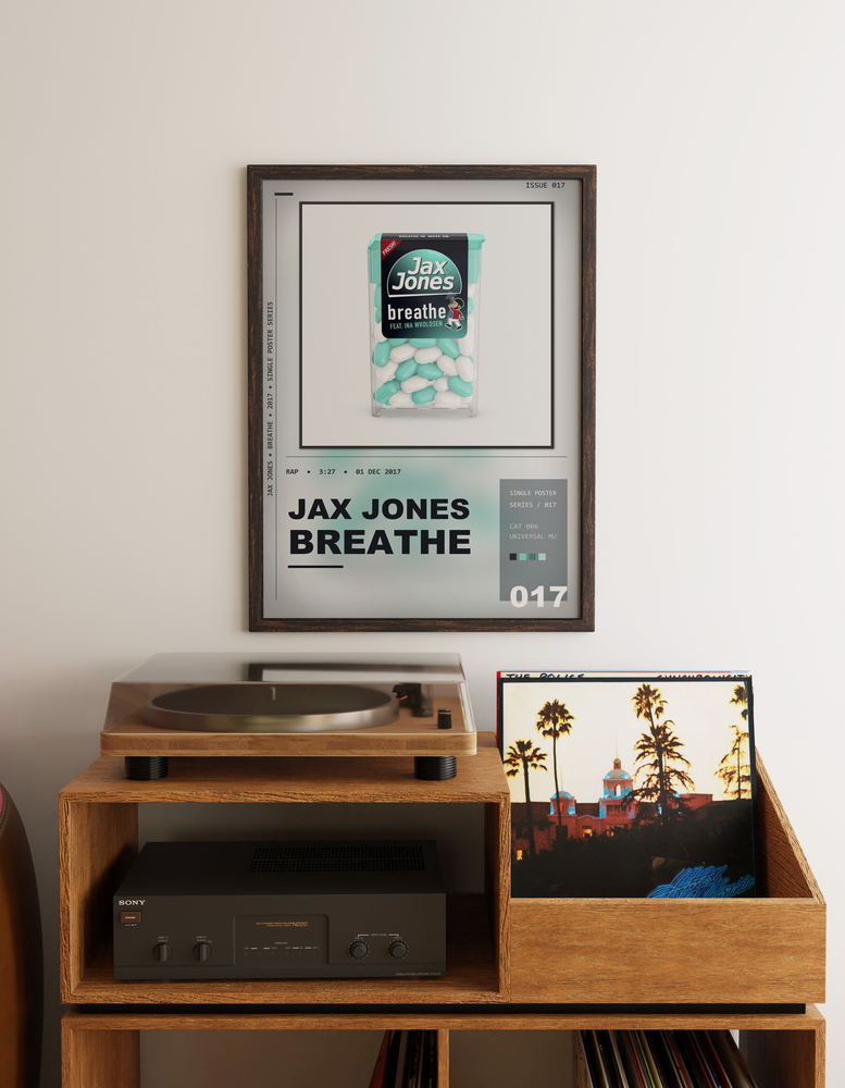 Music poster: Jax Jones - Breathe