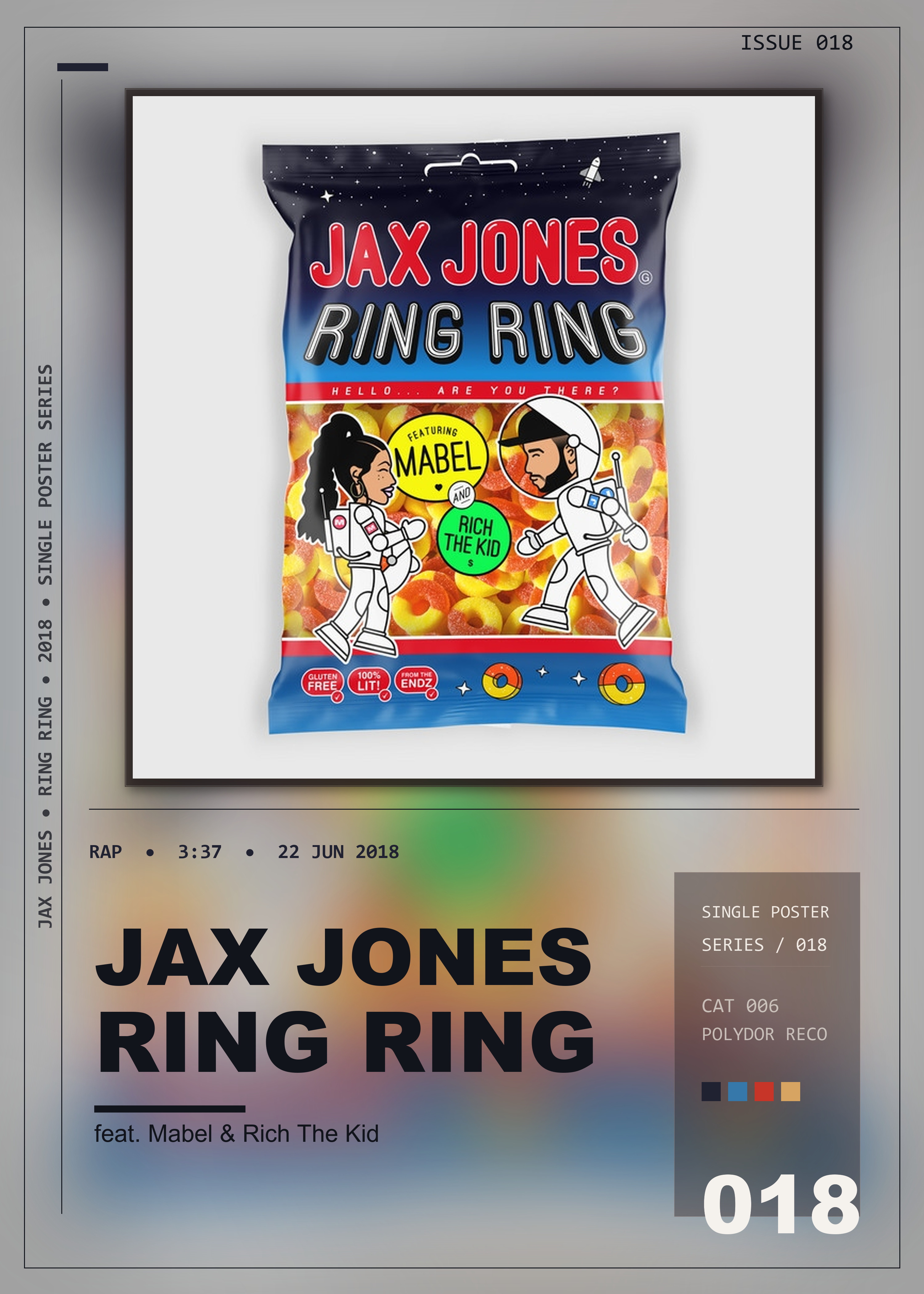 Music poster: Jax Jones - Ring Ring feat Mabel Rich The Kid