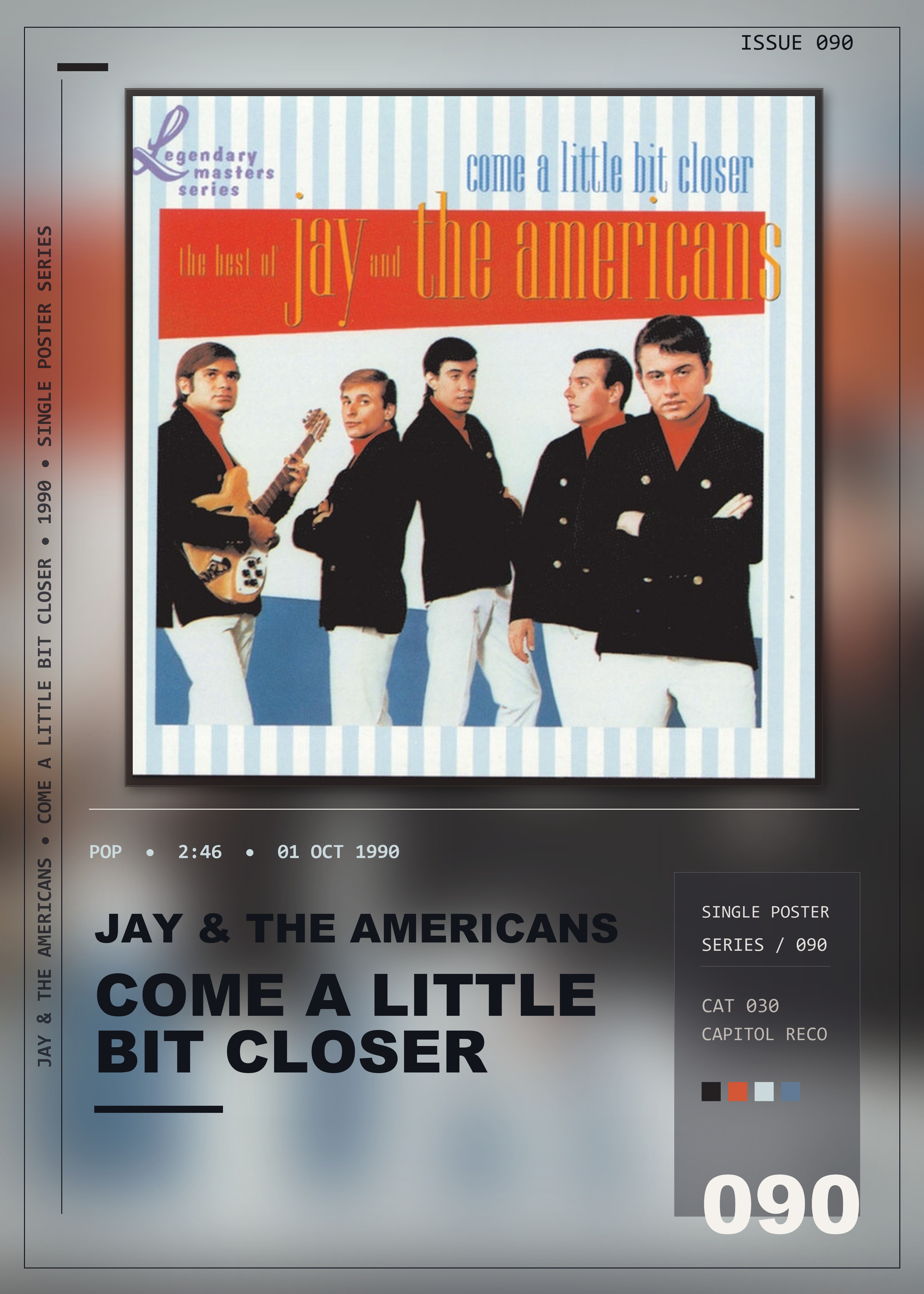 Music poster: Jay The Americans - Come A Little Bit Closer