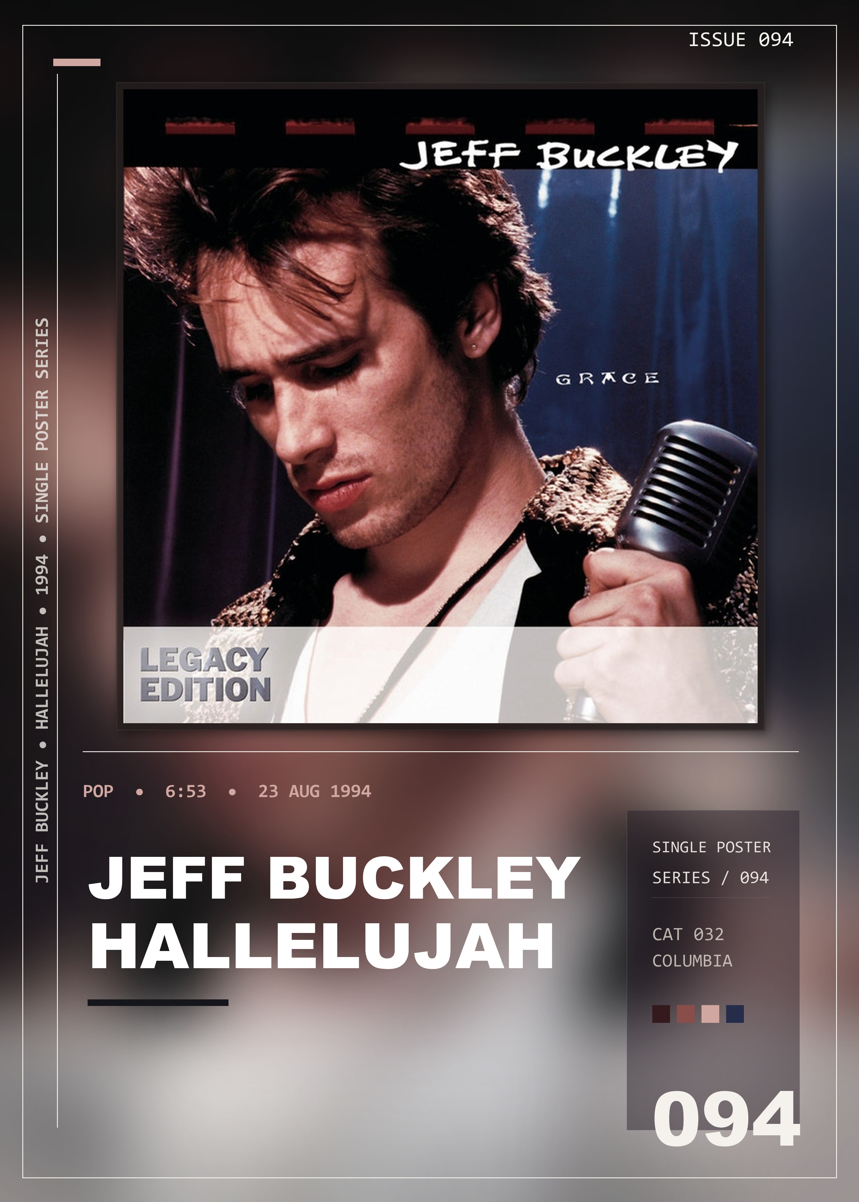 Music poster: Jeff Buckley - Hallelujah