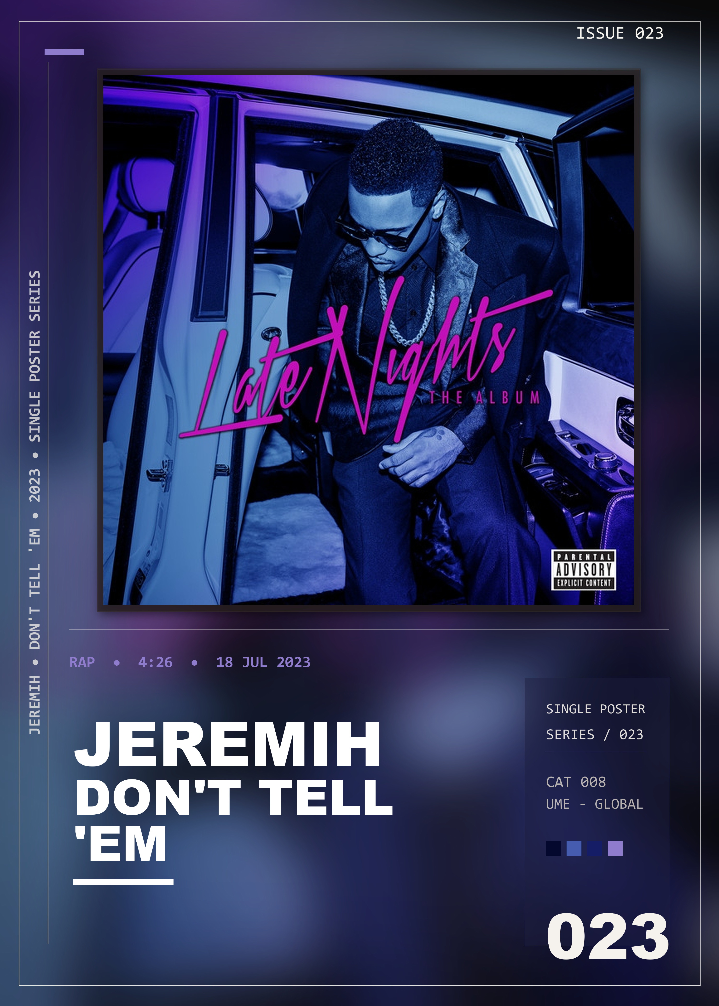 Music poster: Jeremih - Dont Tell Em