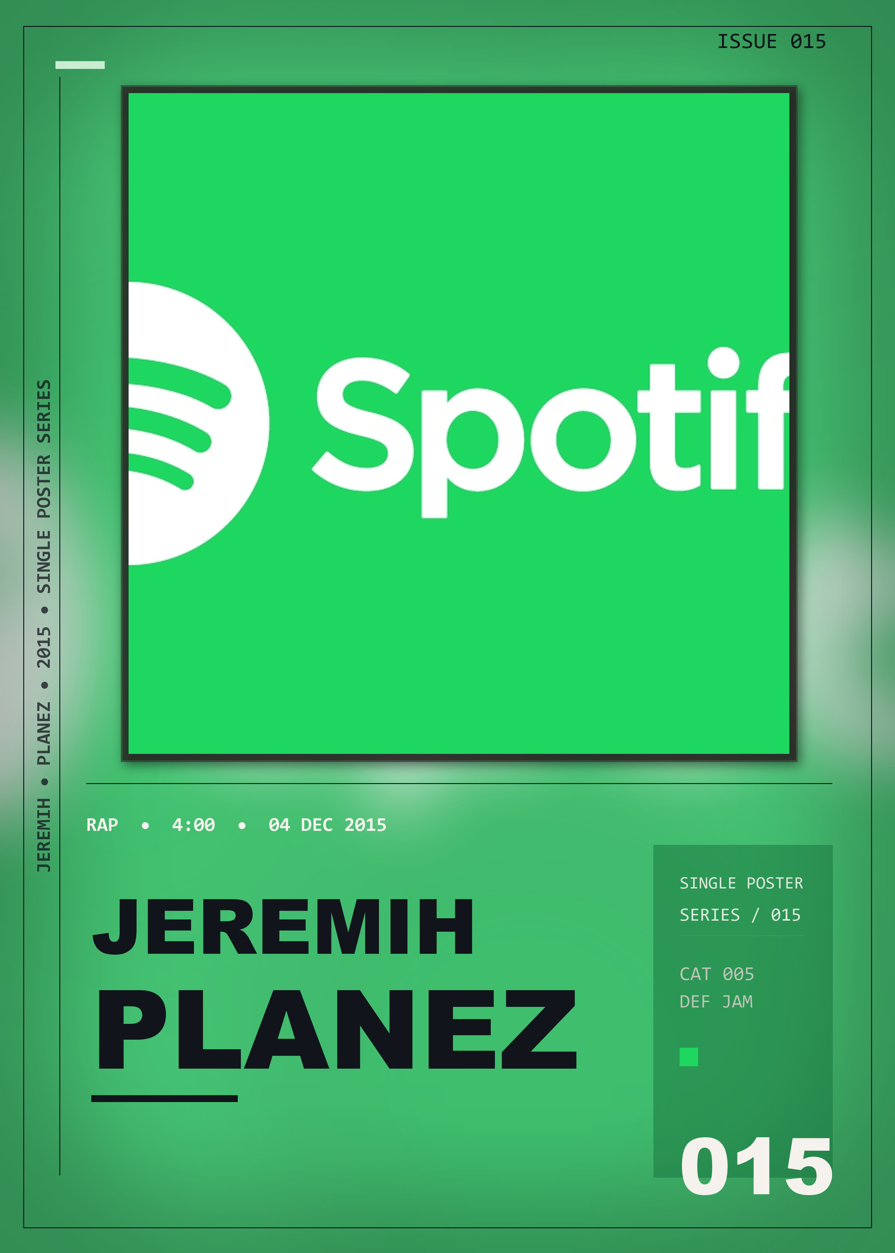 Music poster: Jeremih - Planez
