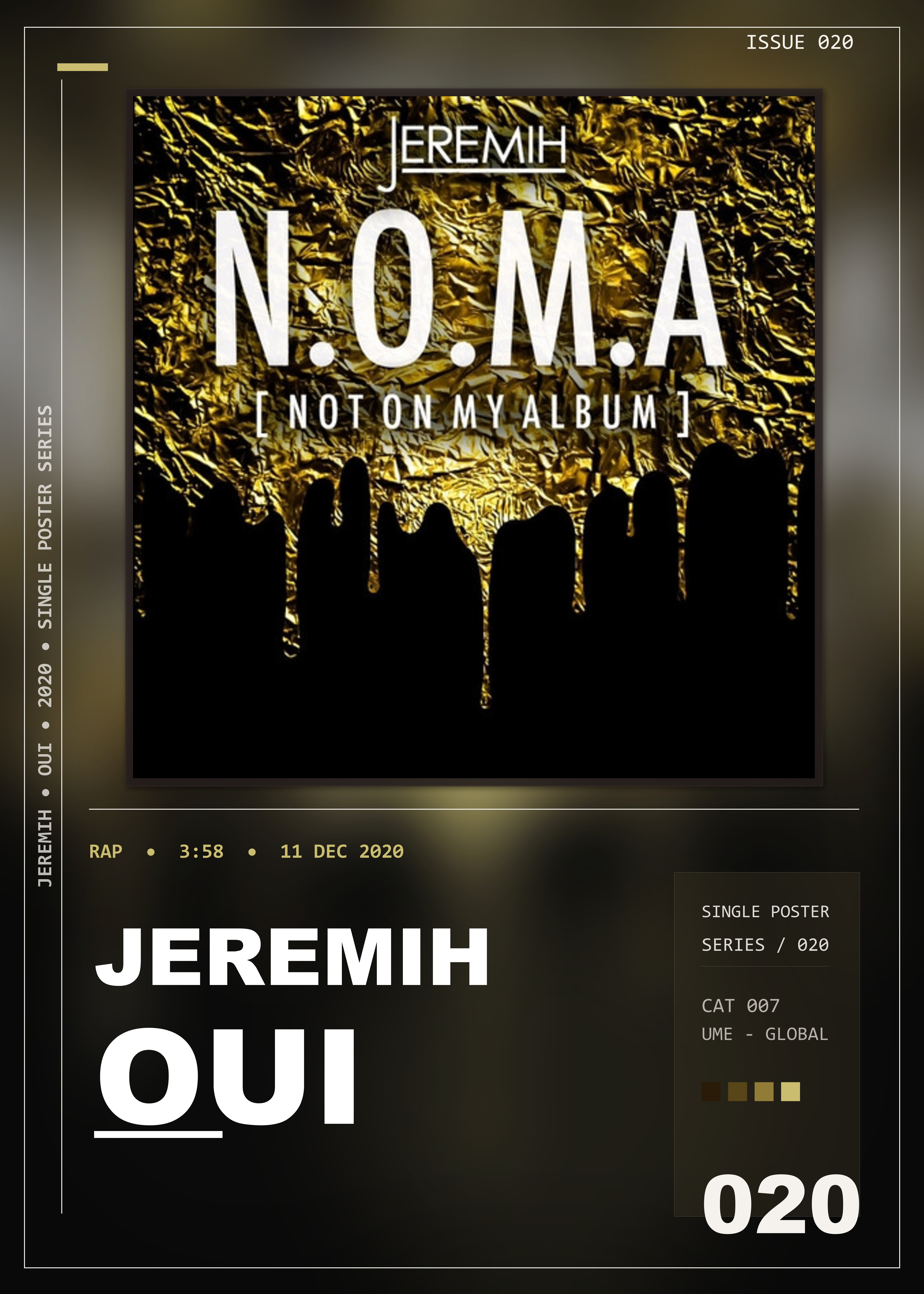 Music poster: Jeremih - oui