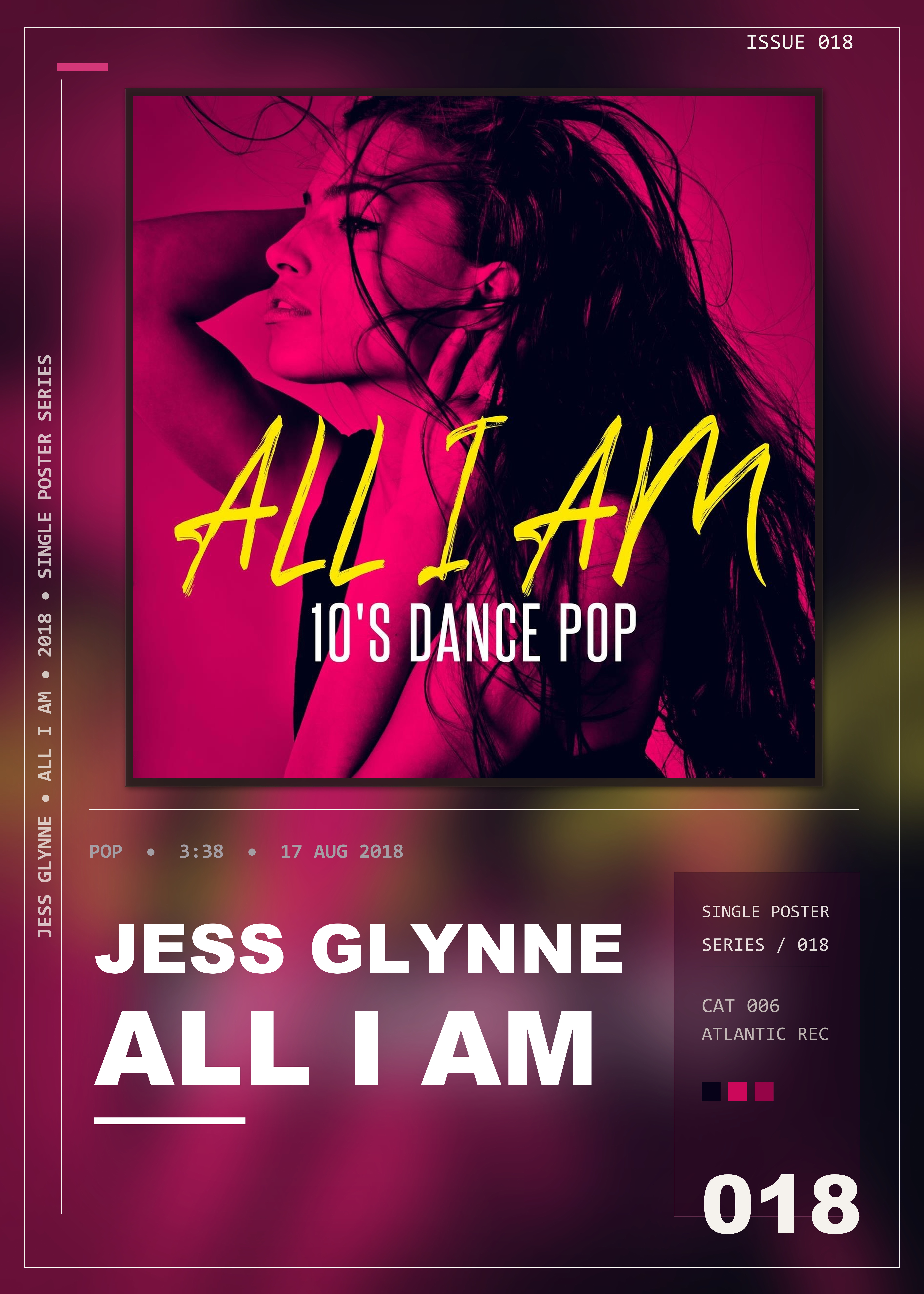 Music poster: Jess Glynne - All I Am