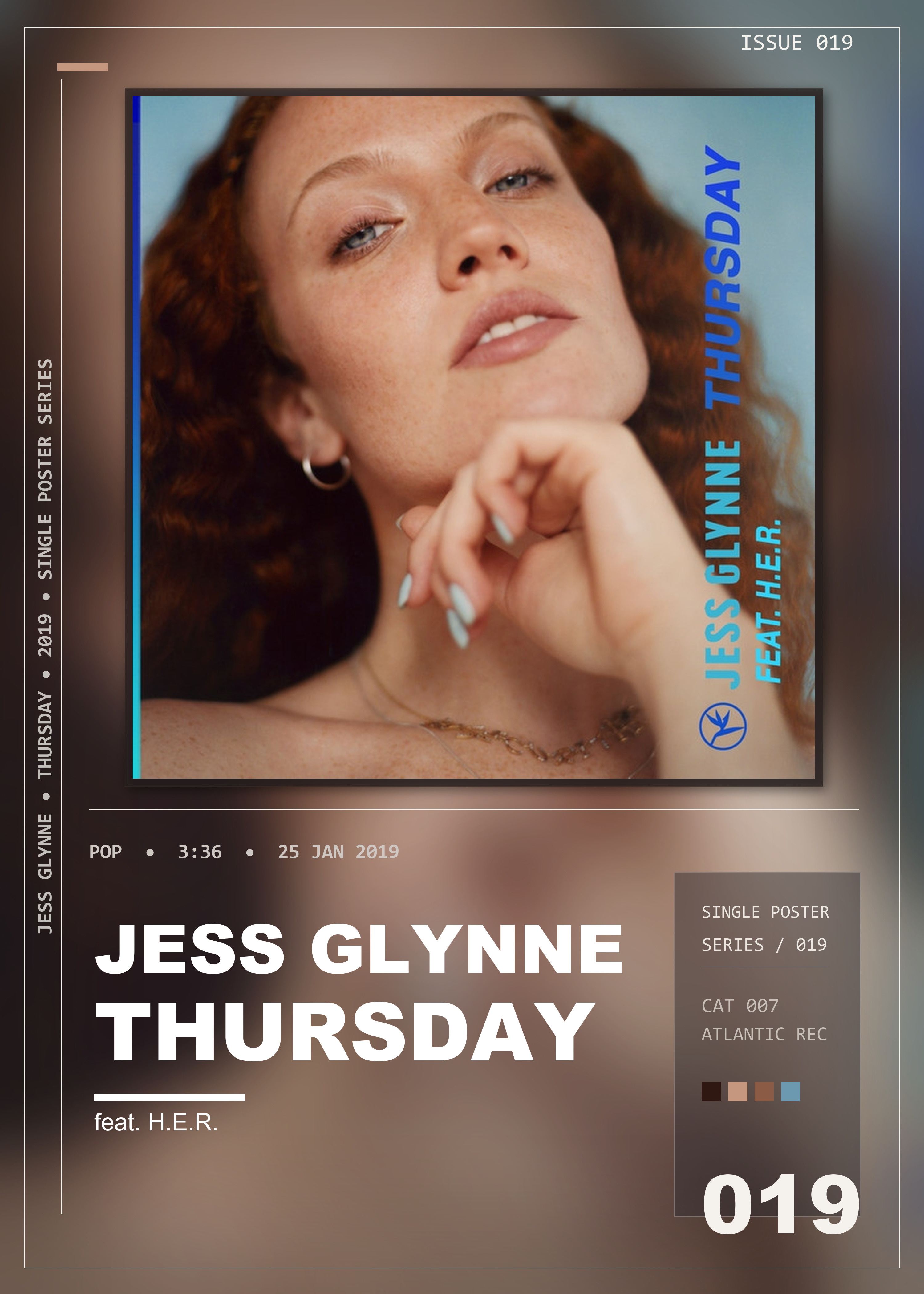 Music poster: Jess Glynne - Thursday feat HER