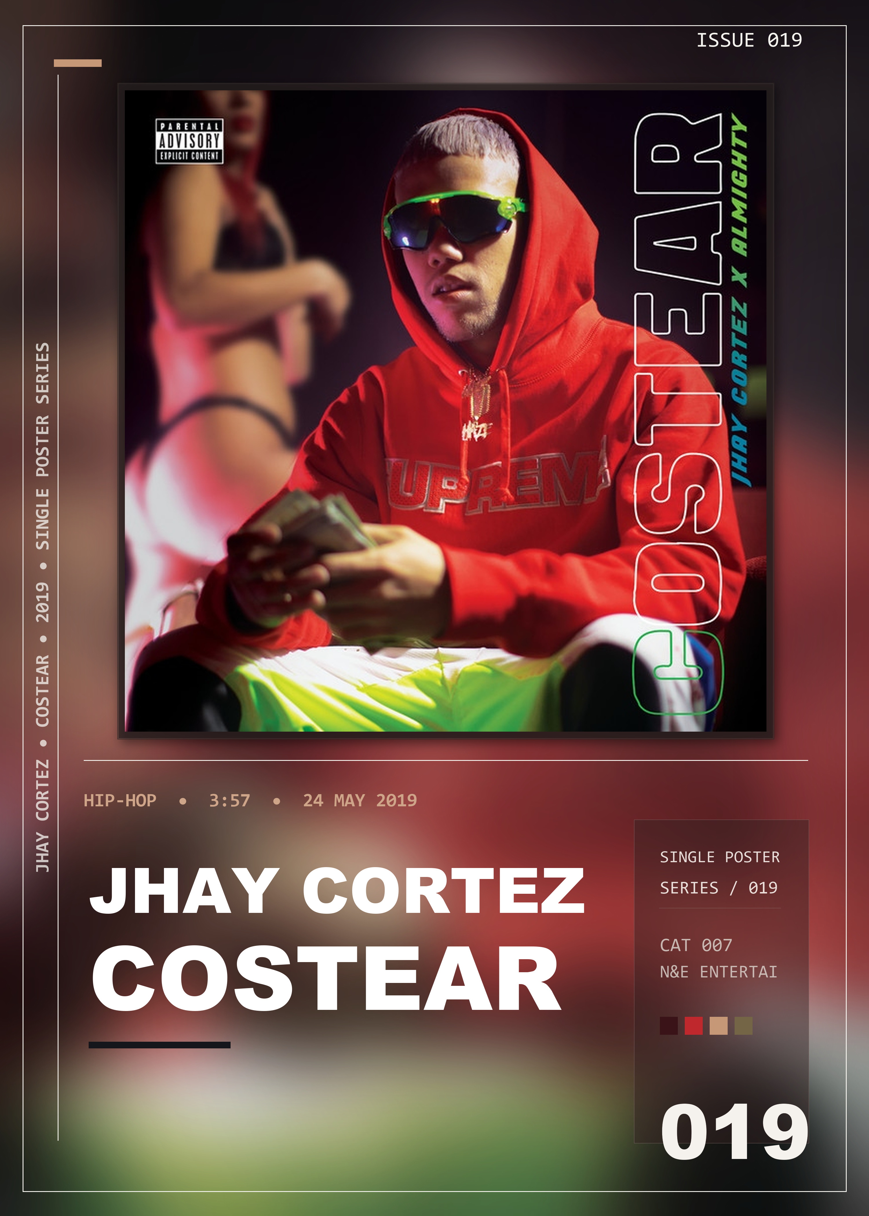 Music poster: Jhay Cortez - Costear
