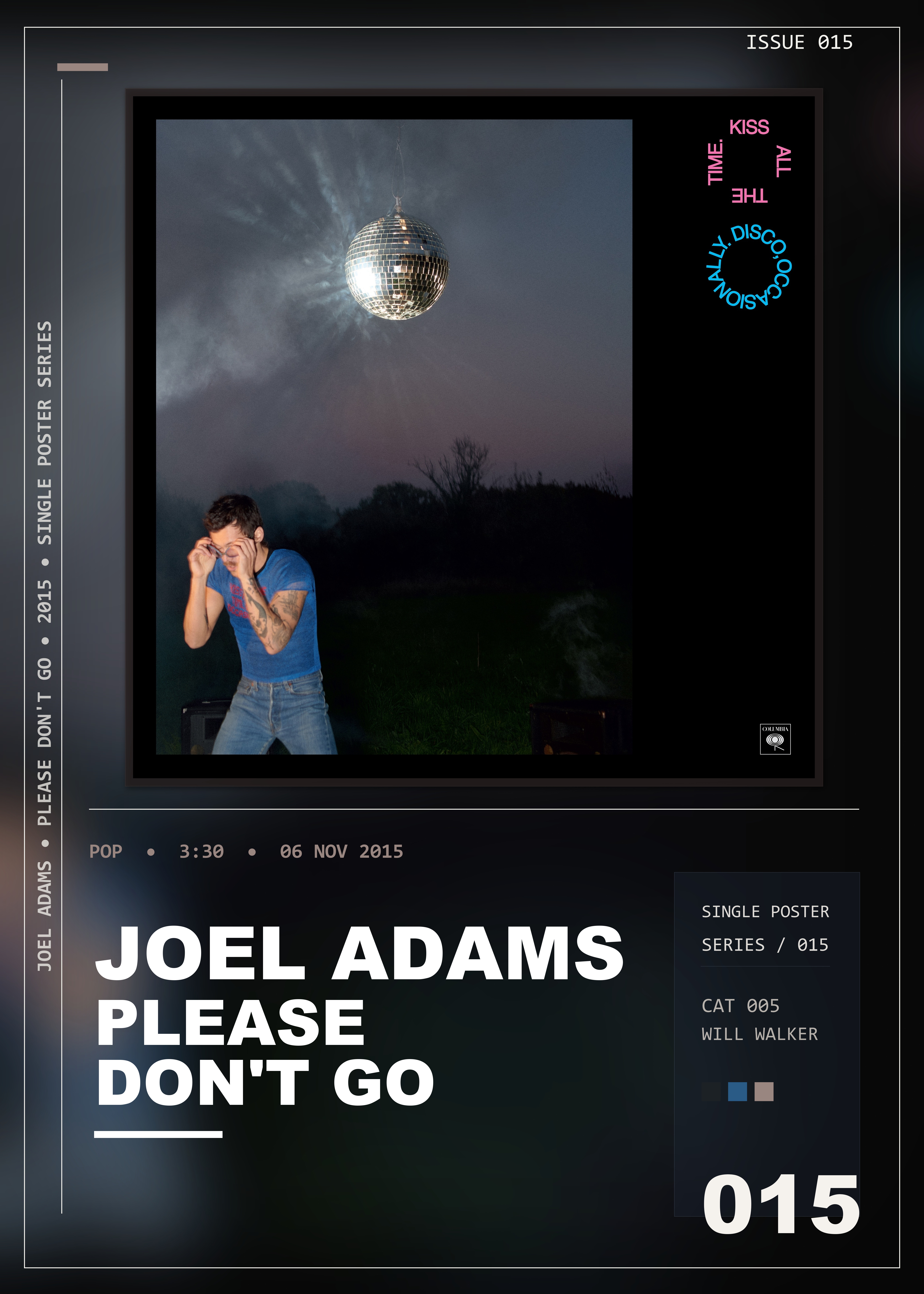 Music poster: Joel Adams - Please Dont Go