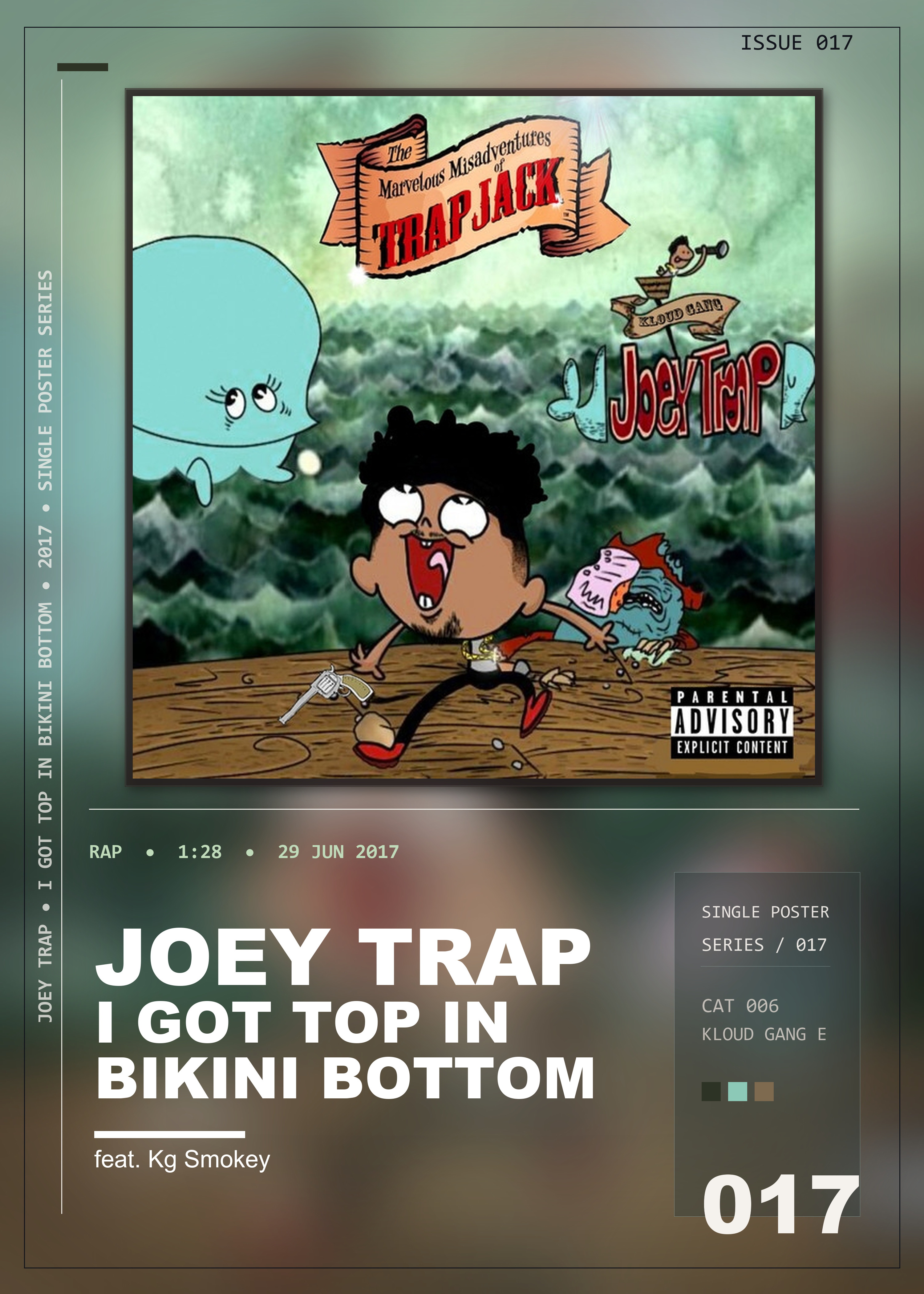 Music poster: Joey Trap - I Got Top in Bikini Bottom feat Kg Smokey
