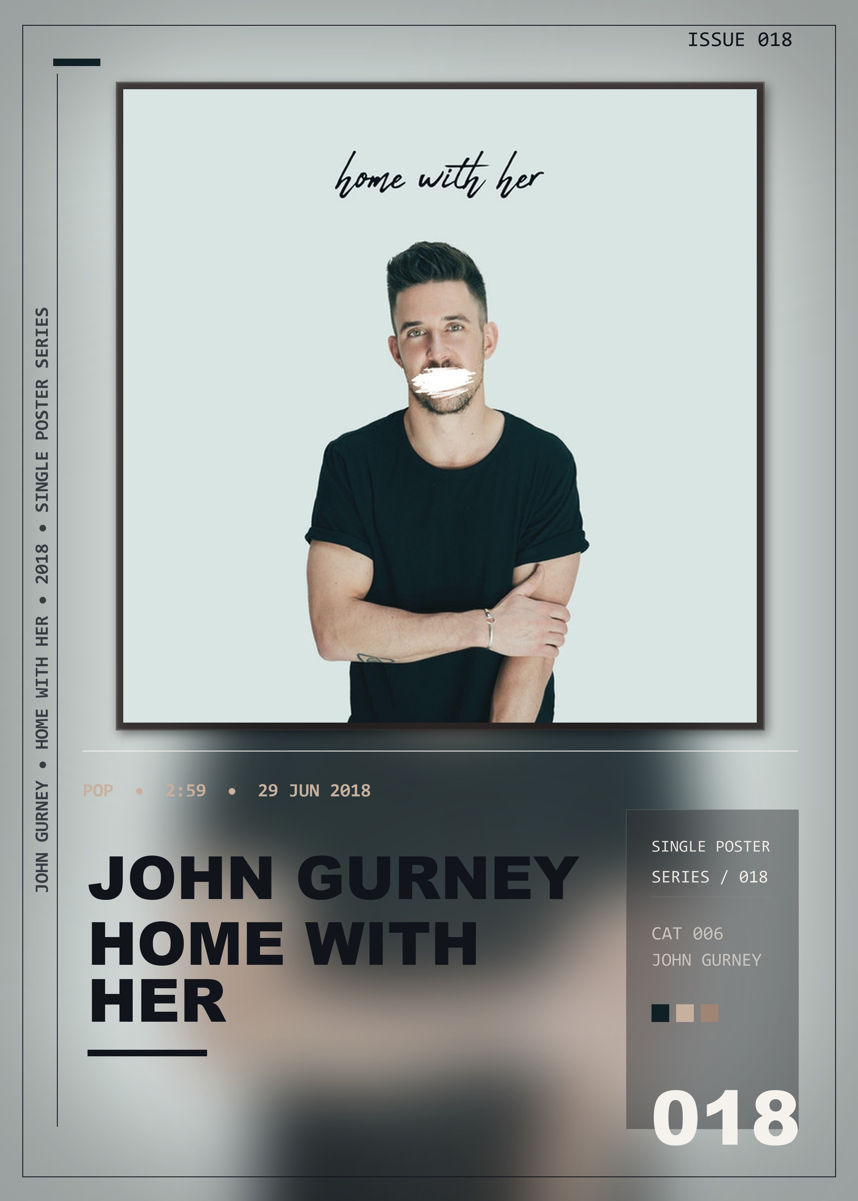 Music poster: John Gurney - Home With Her