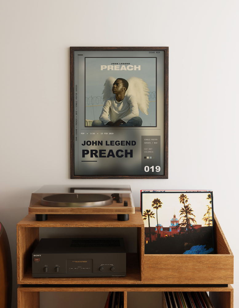 Music poster: John Legend - Preach