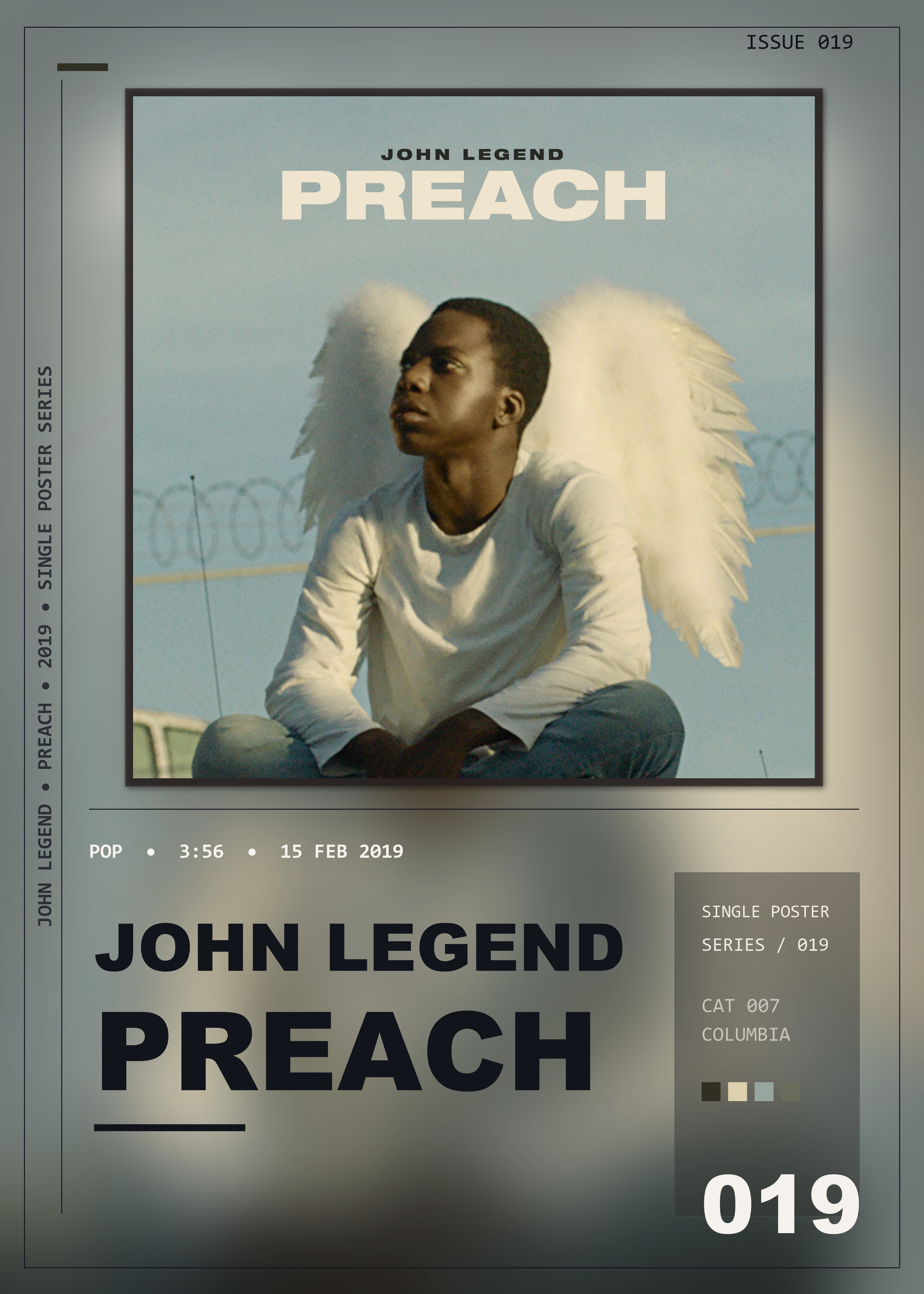 Music poster: John Legend - Preach