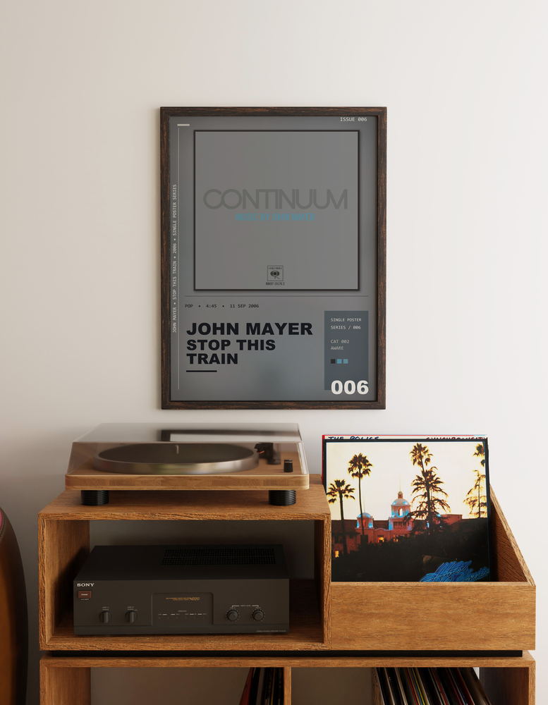Music poster: John Mayer - Stop This Train