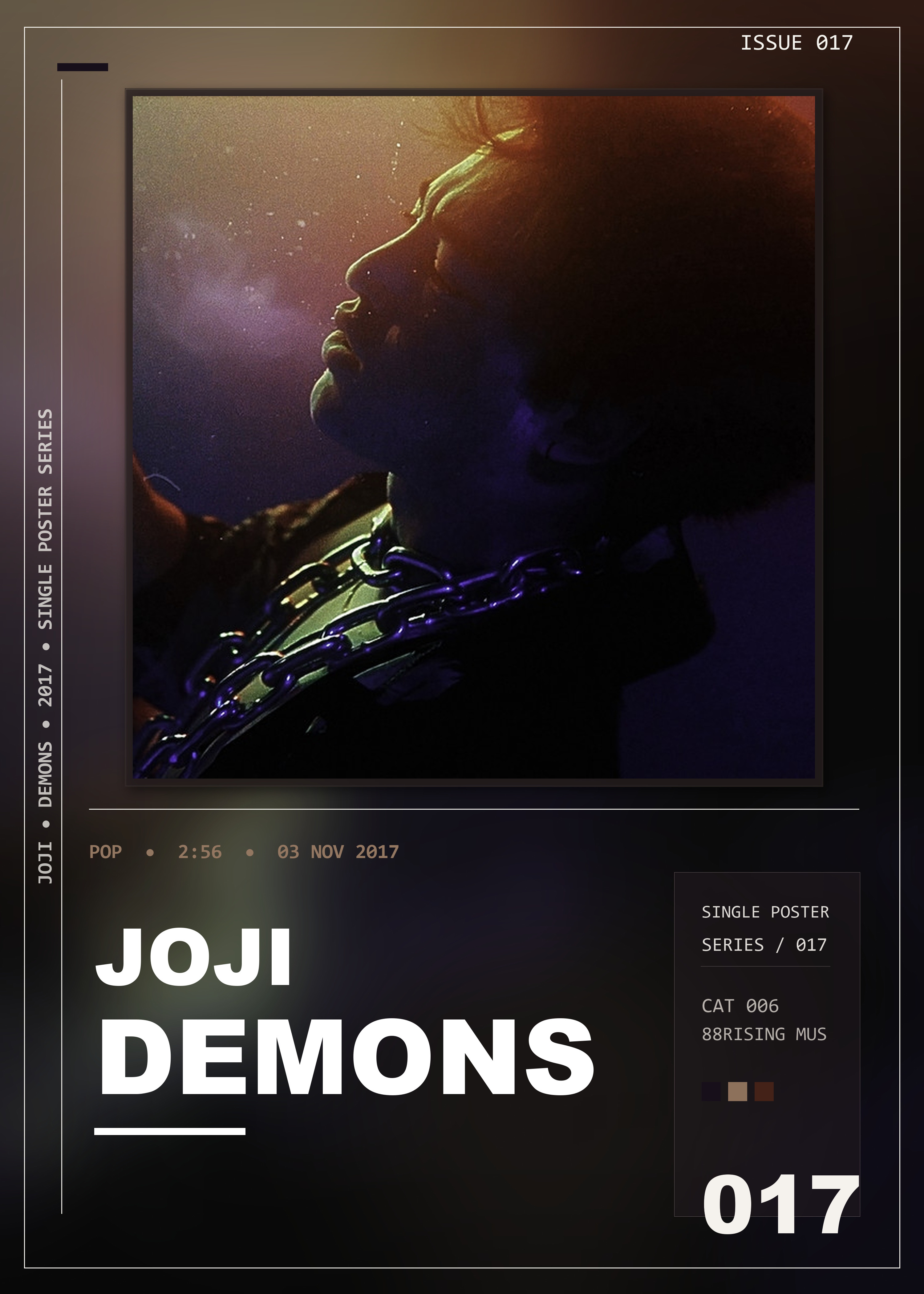 Music poster: Joji - Demons