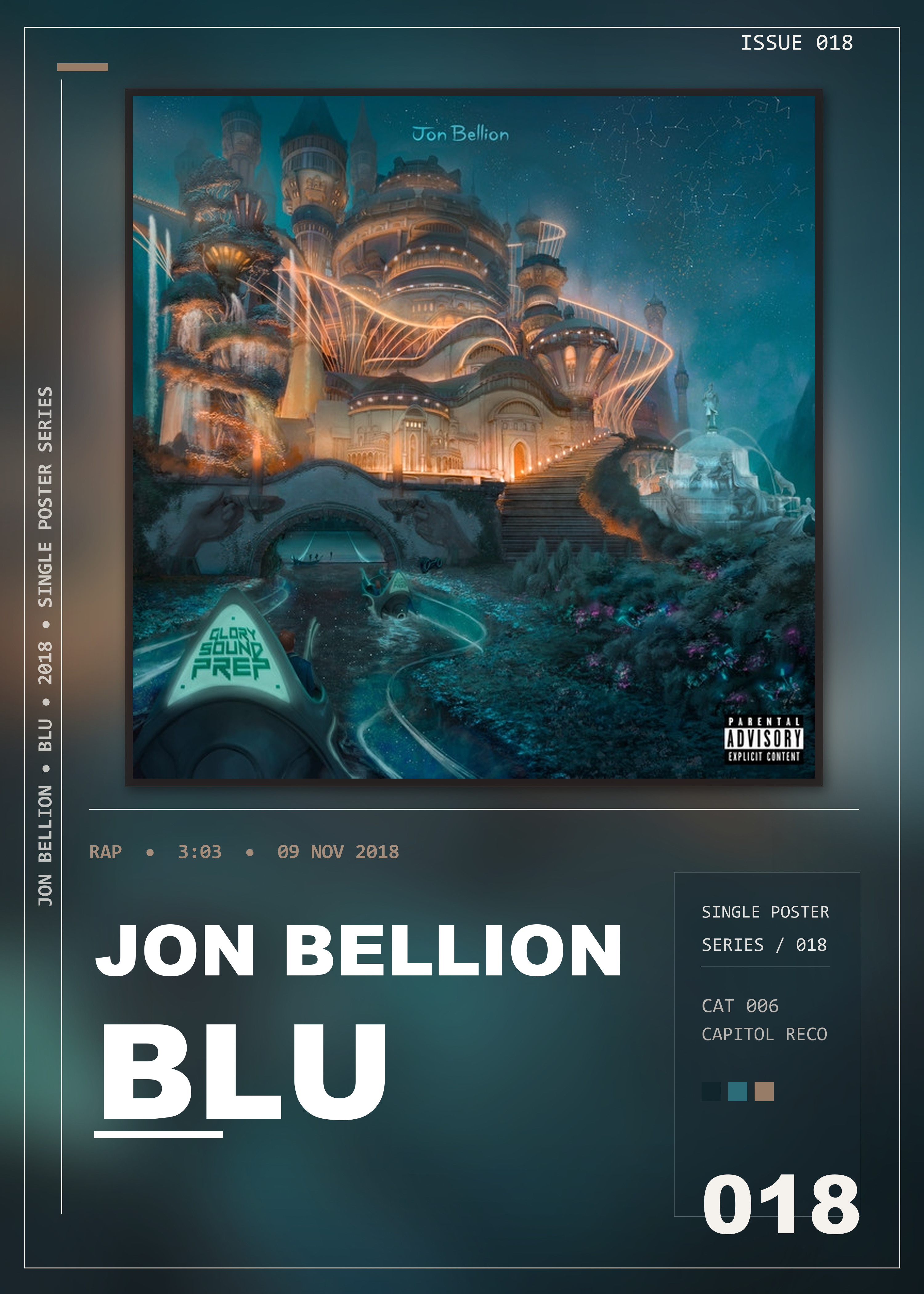 Music poster: Jon Bellion - Blu