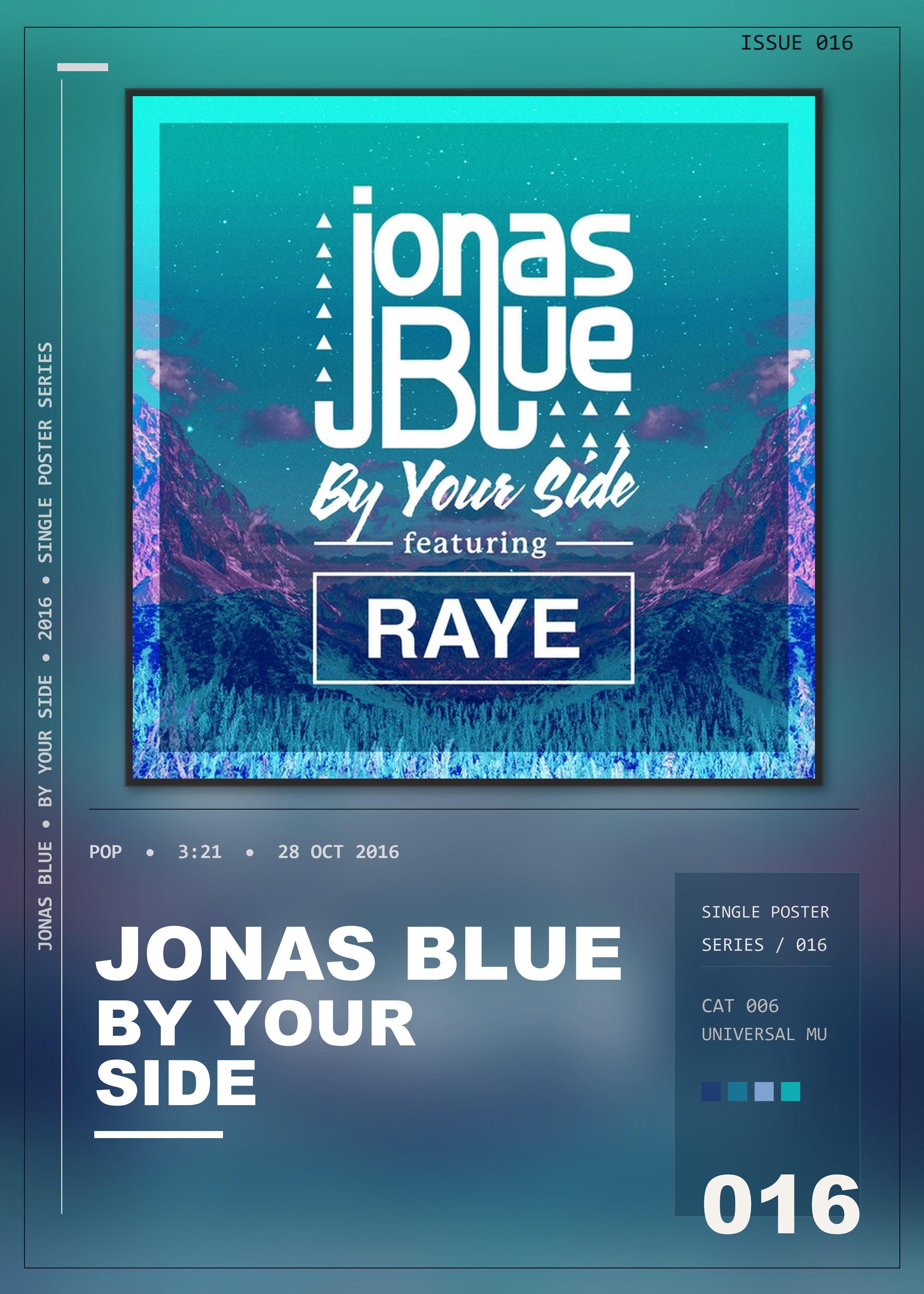 Music poster: Jonas Blue - By Your Side