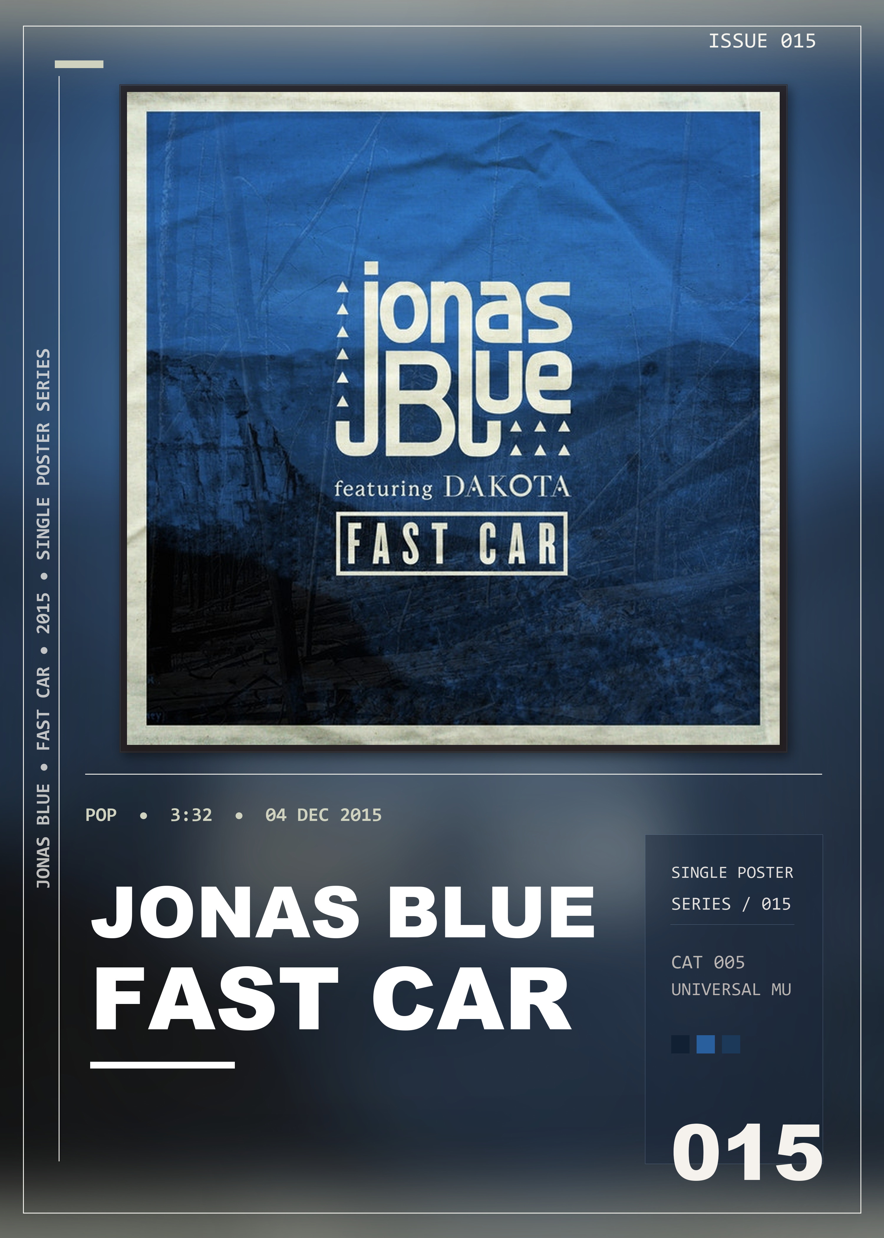 Music poster: Jonas Blue - Fast Car