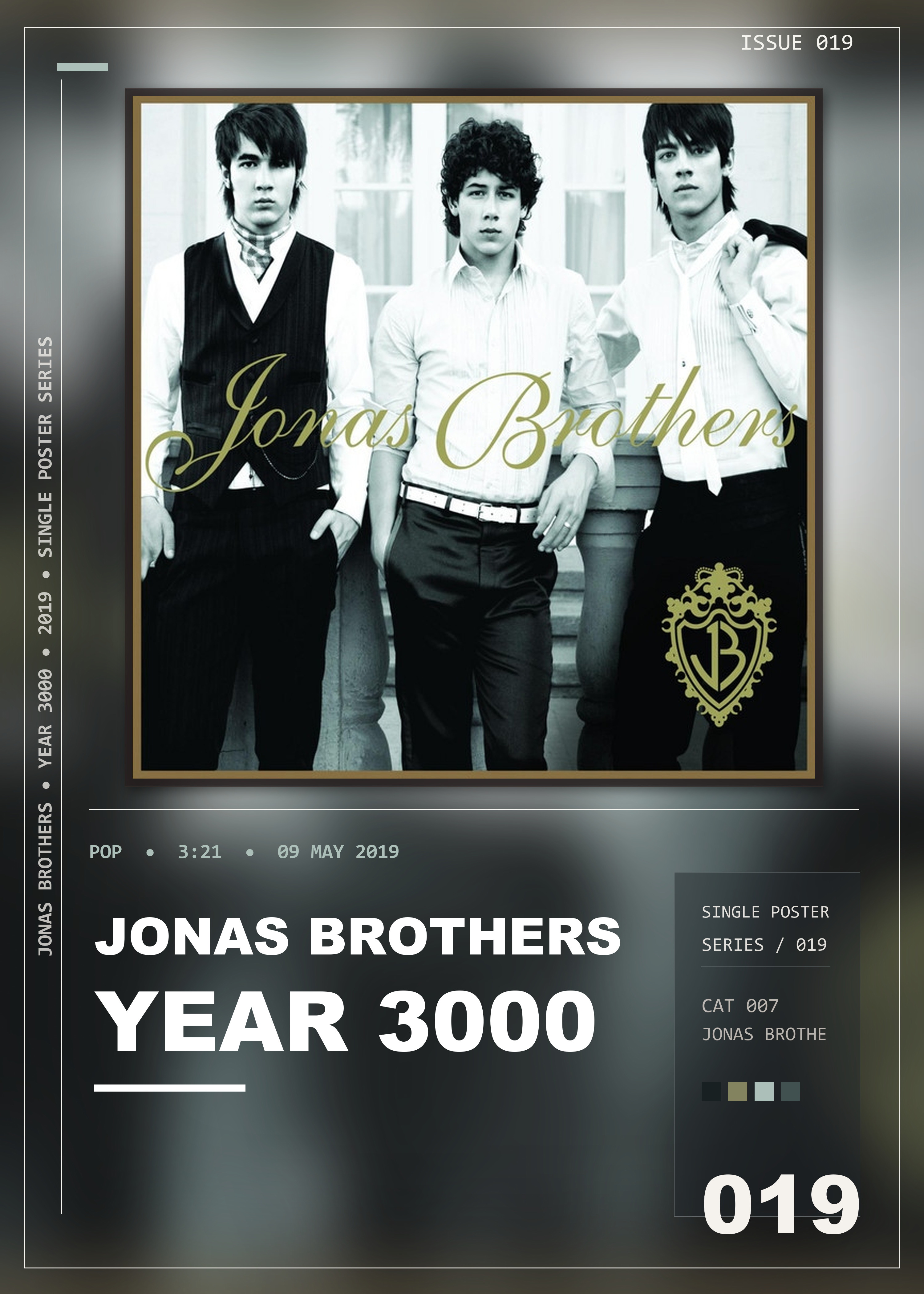 Music poster: Jonas Brothers - Year 3000