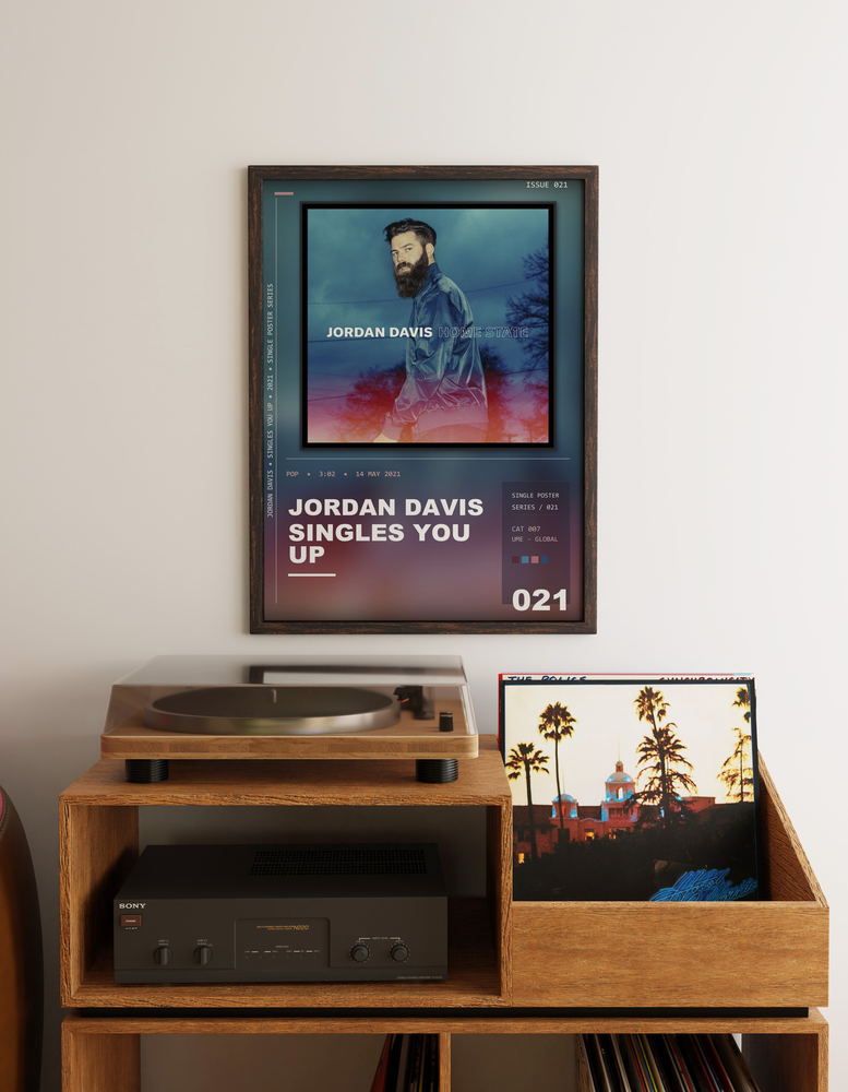 Music poster: Jordan Davis - Singles You Up