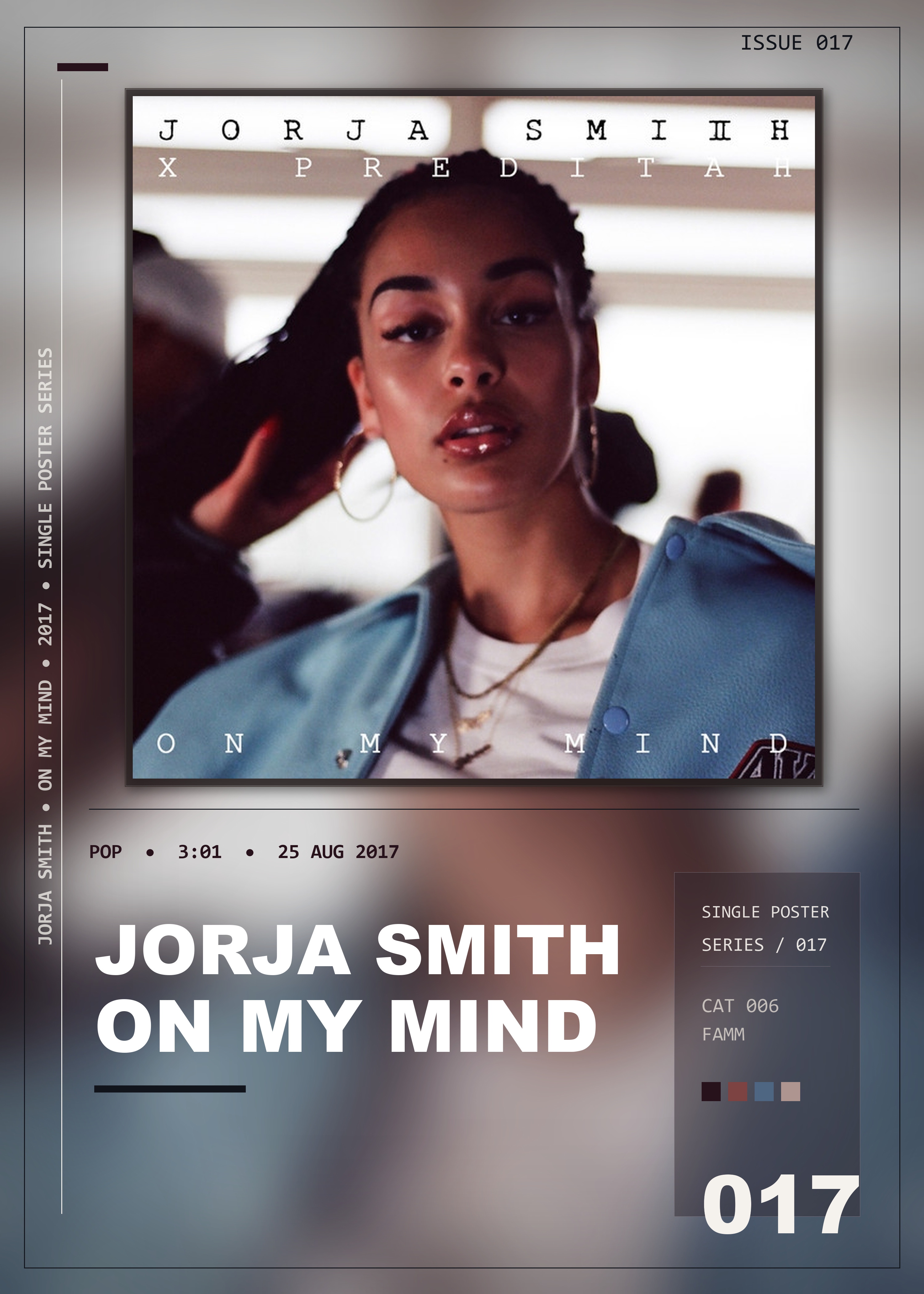 Music poster: Jorja Smith - On My Mind Jorja Smith X Preditah