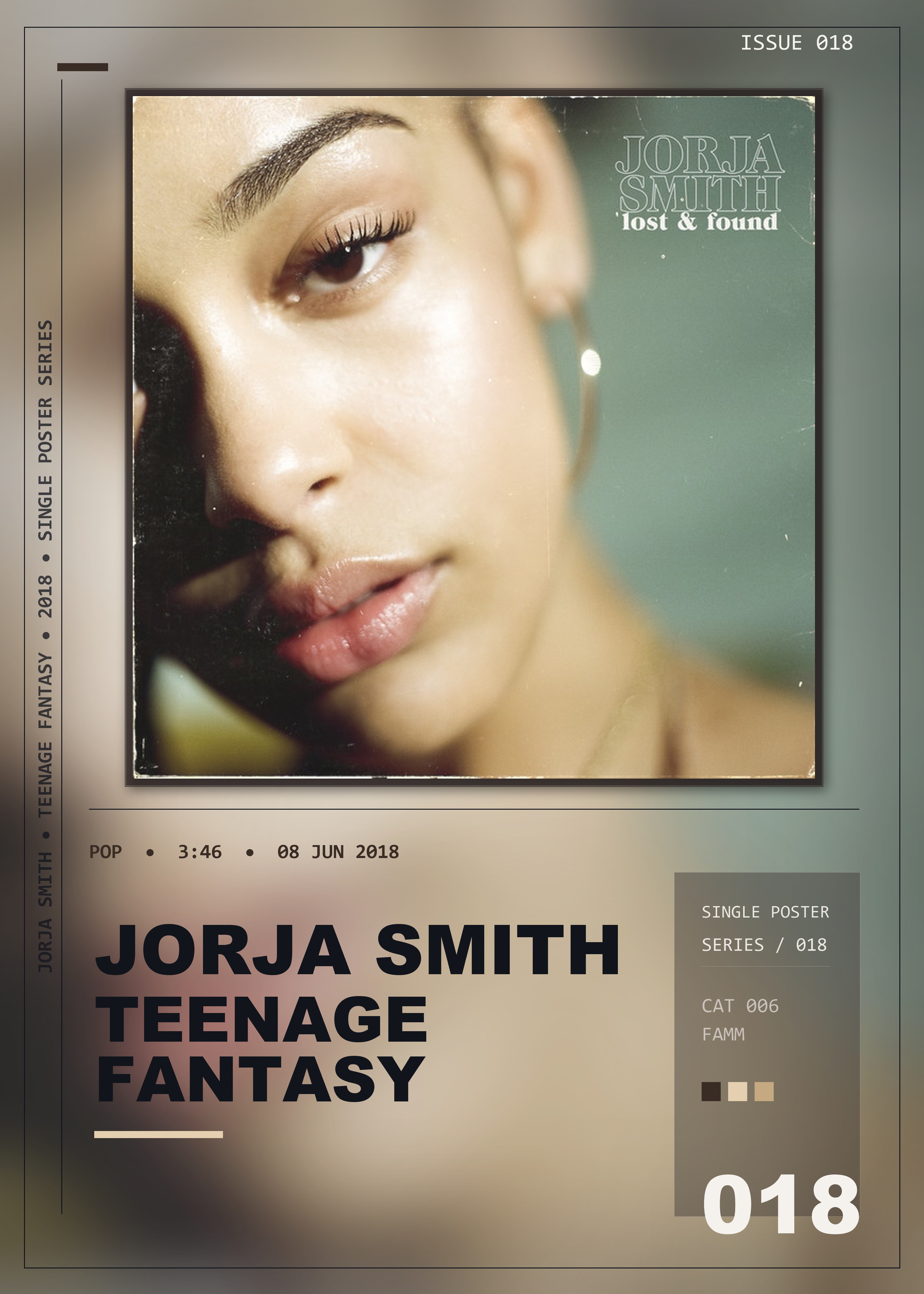 Music poster: Jorja Smith - Teenage Fantasy
