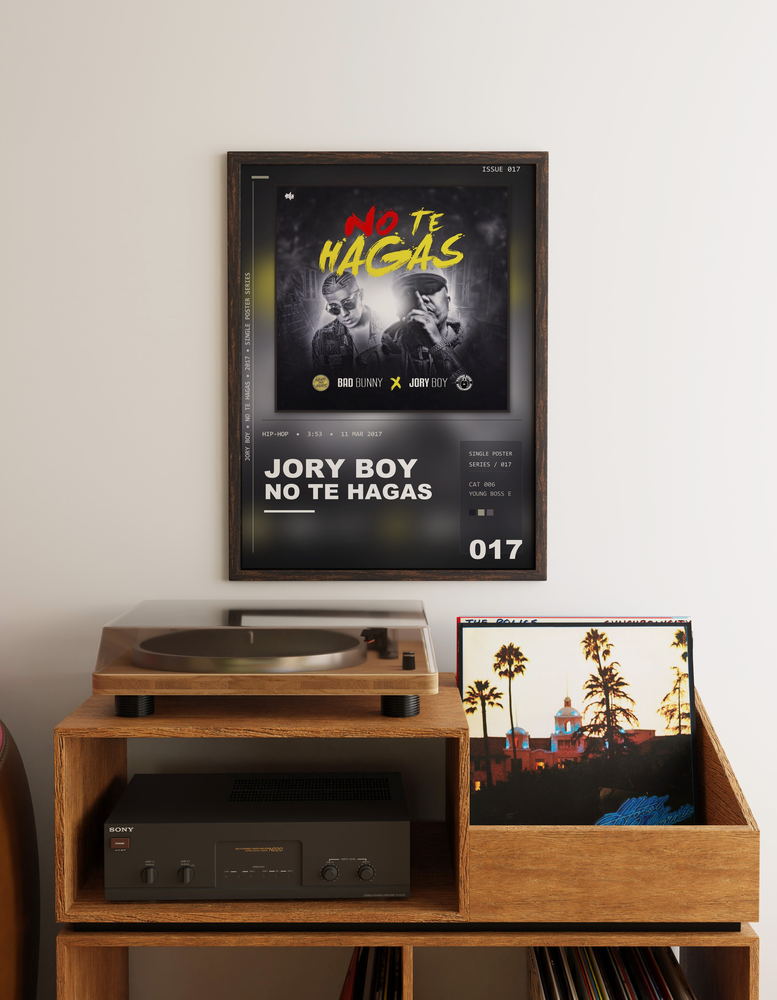 Music poster: Jory Boy - No Te Hagas