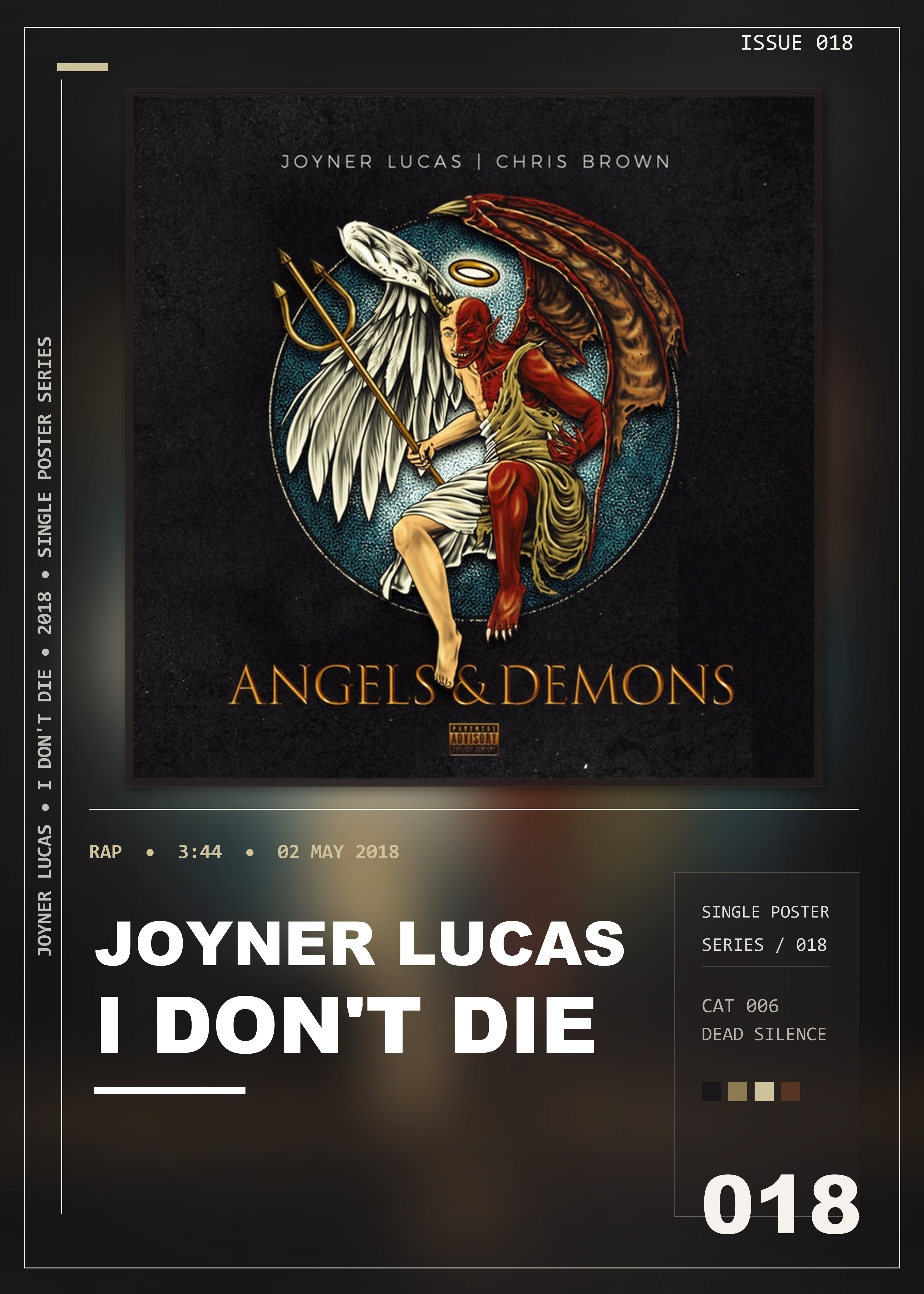 Music poster: Joyner Lucas - I Dont Die