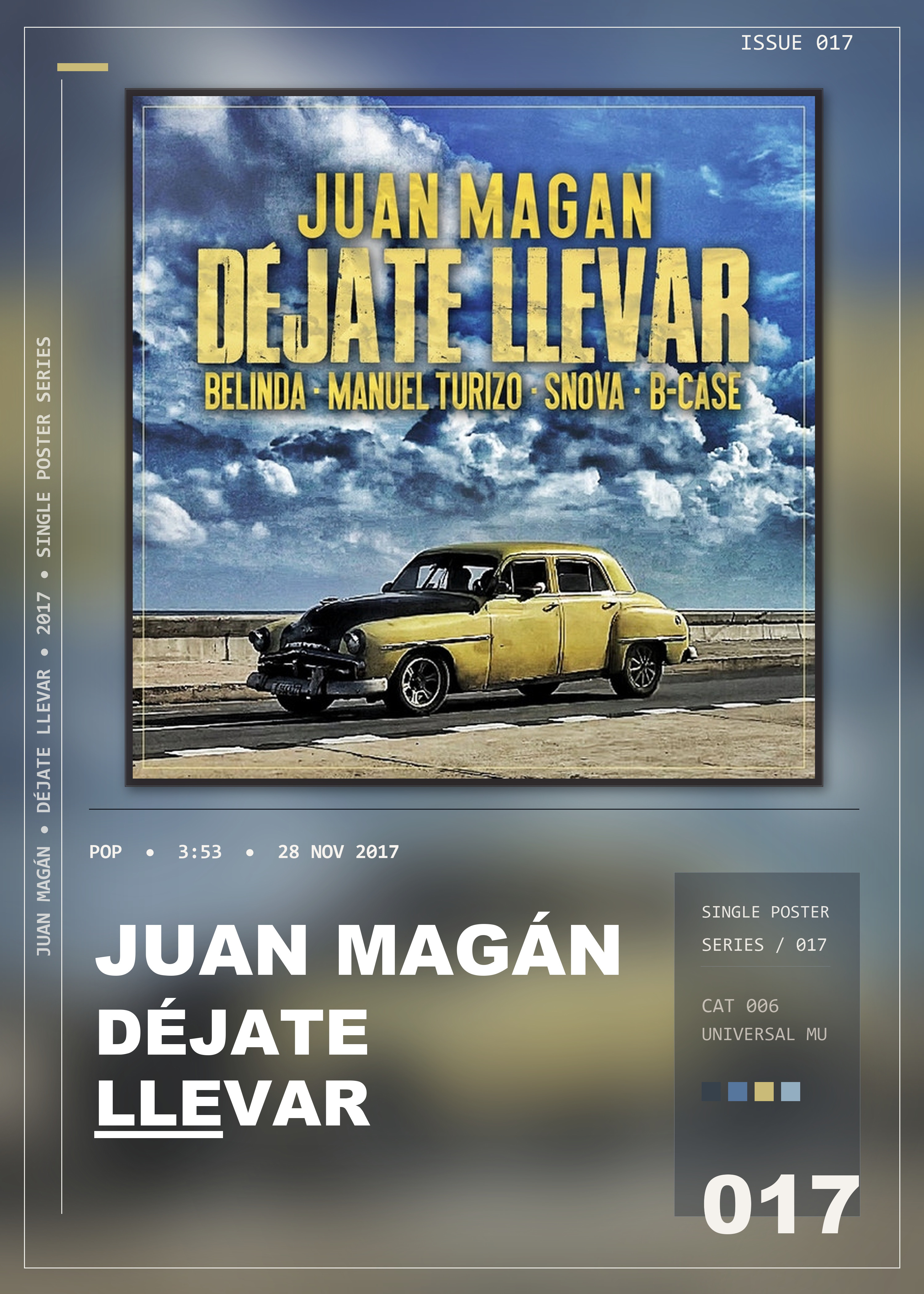 Music poster: Juan Magán - Déjate Llevar