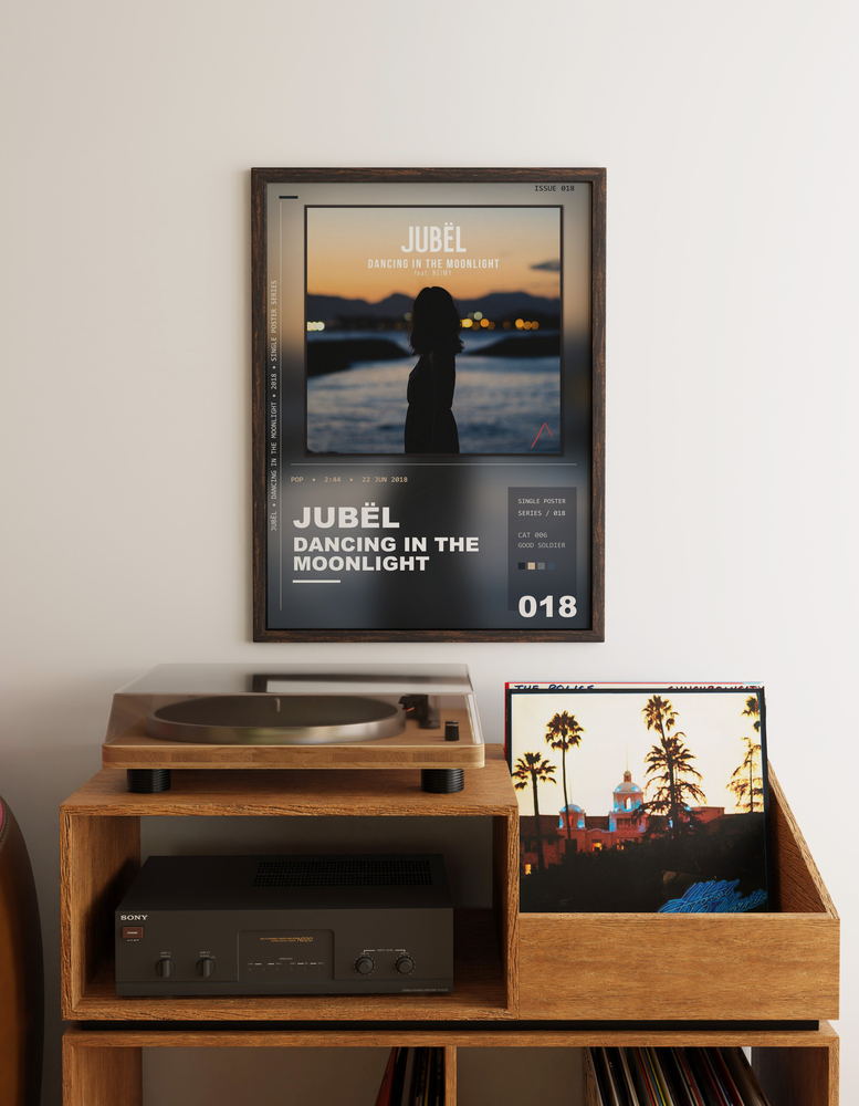Music poster: Jubël - Dancing in the Moonlight