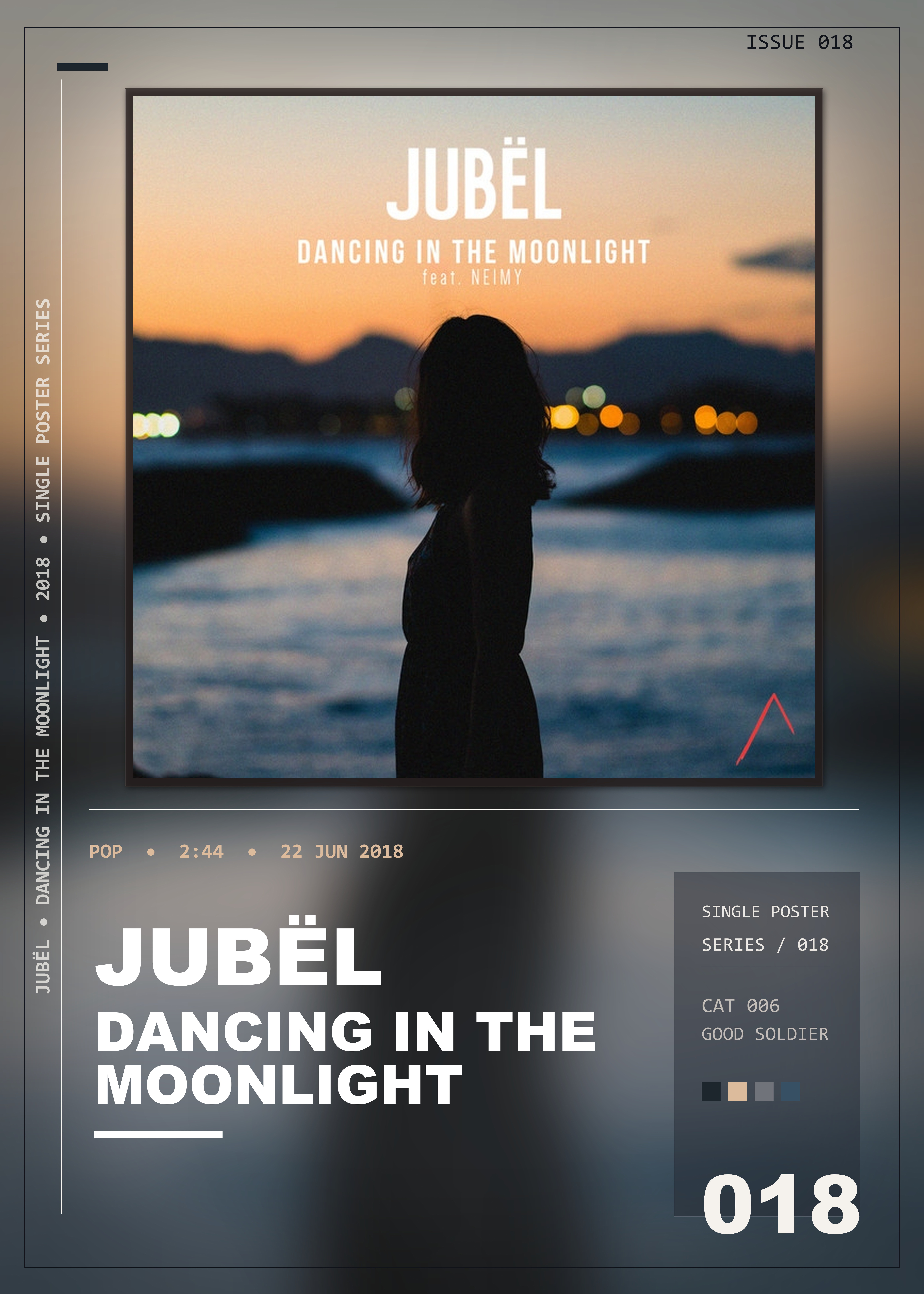 Music poster: Jubël - Dancing in the Moonlight