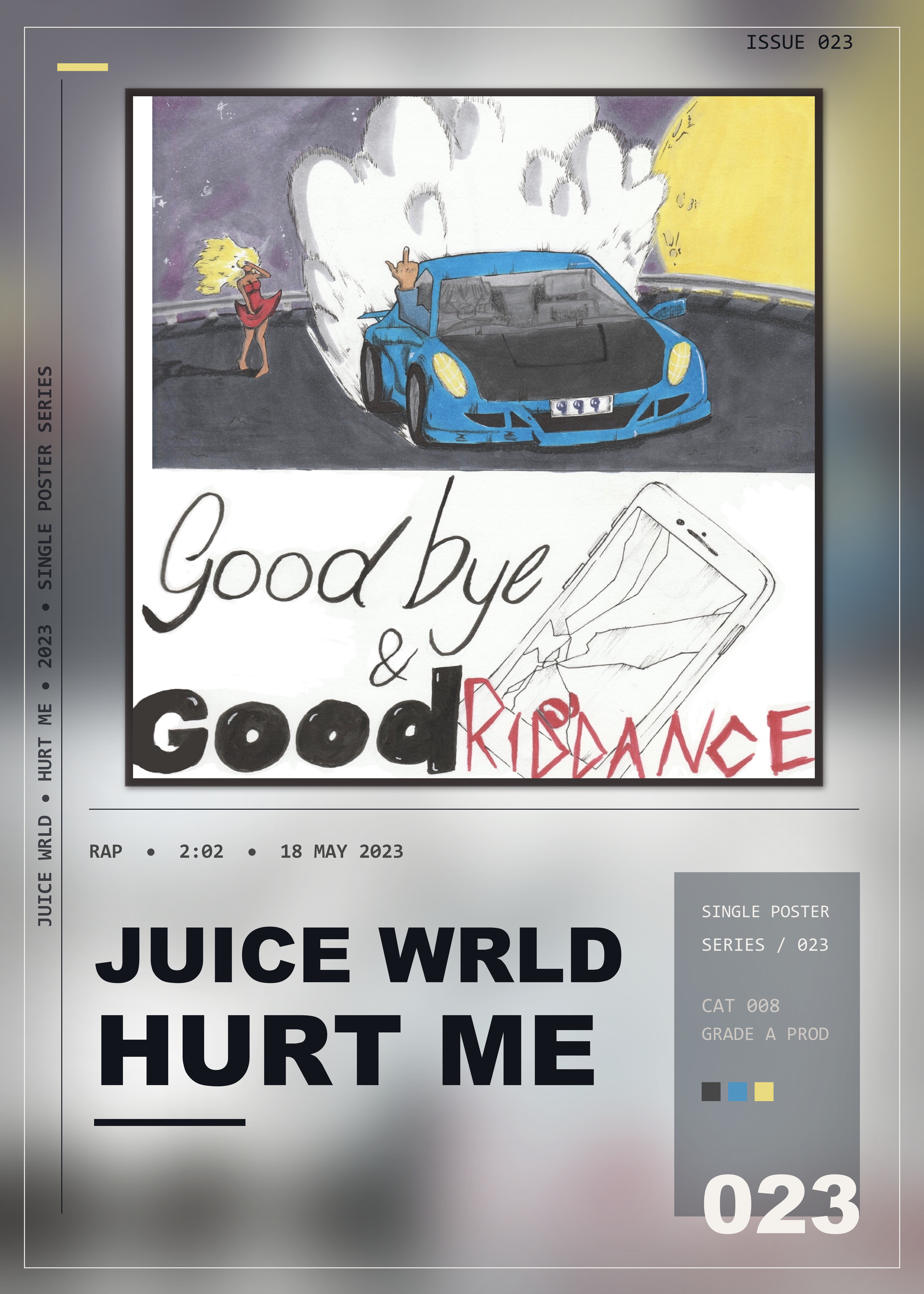 Music poster: Juice WRLD - Hurt Me