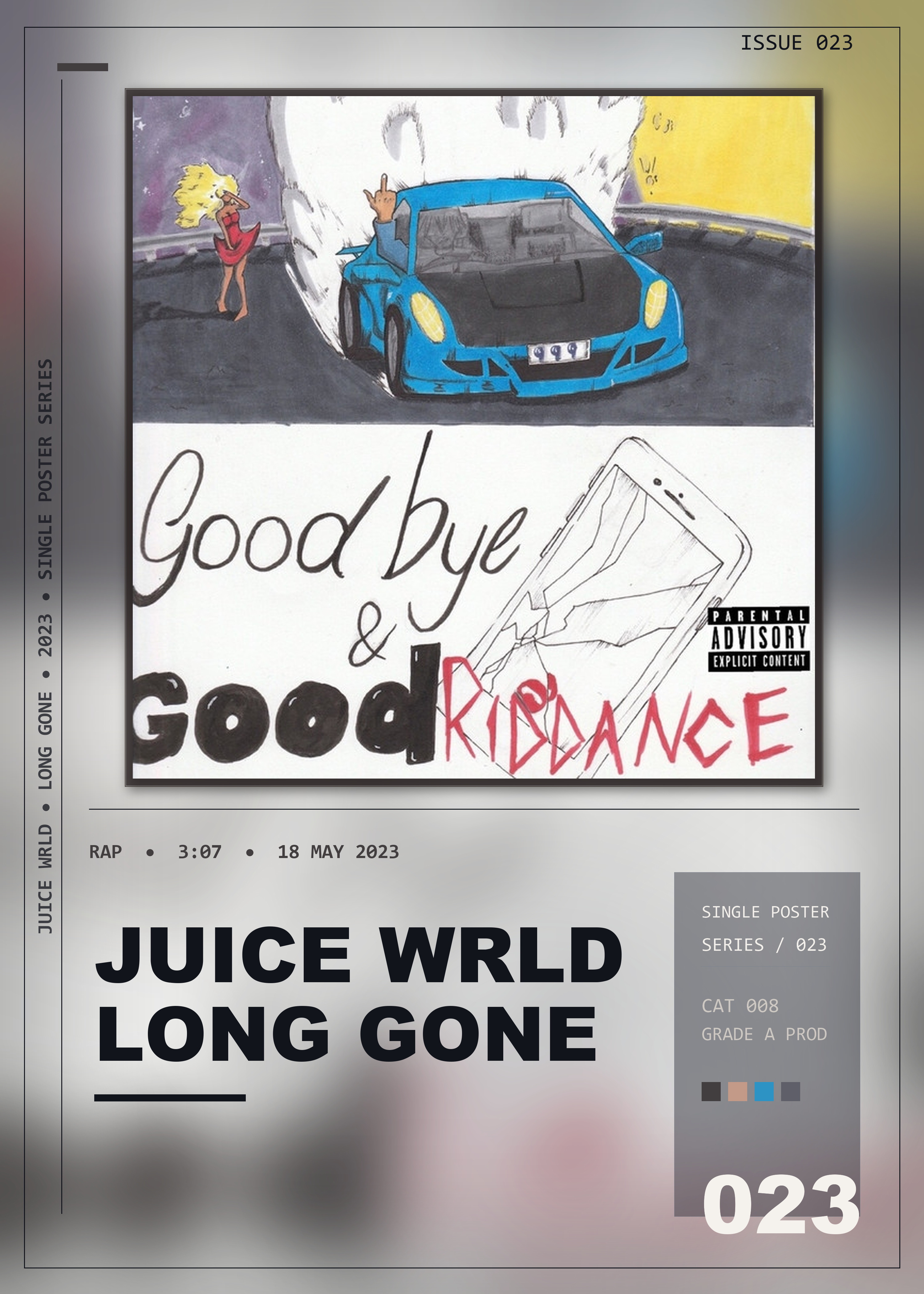 Music poster: Juice WRLD - Long Gone
