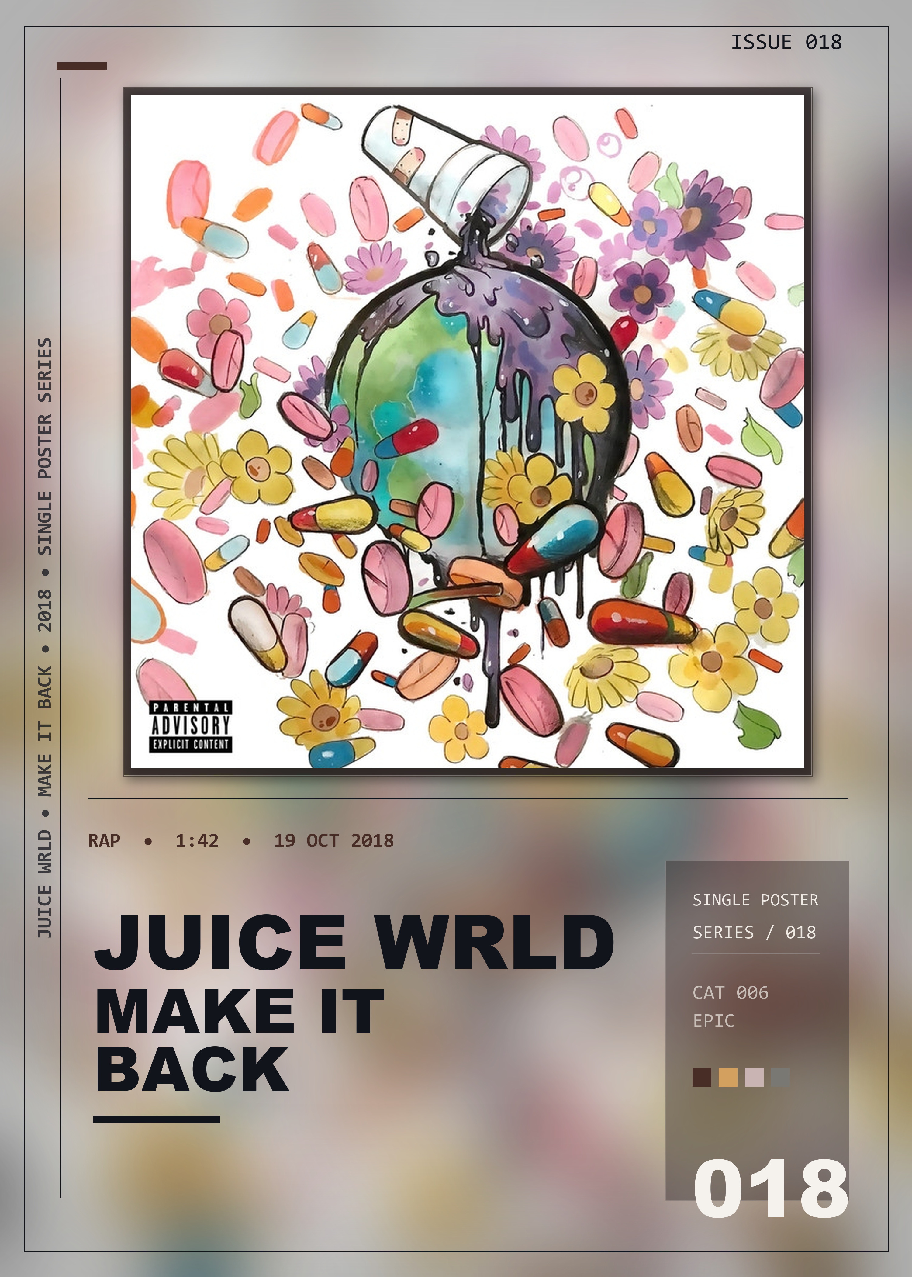 Music poster: Juice WRLD - Make It Back