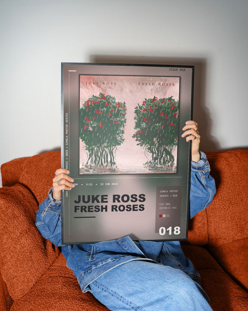 Music poster: Juke Ross - Fresh Roses