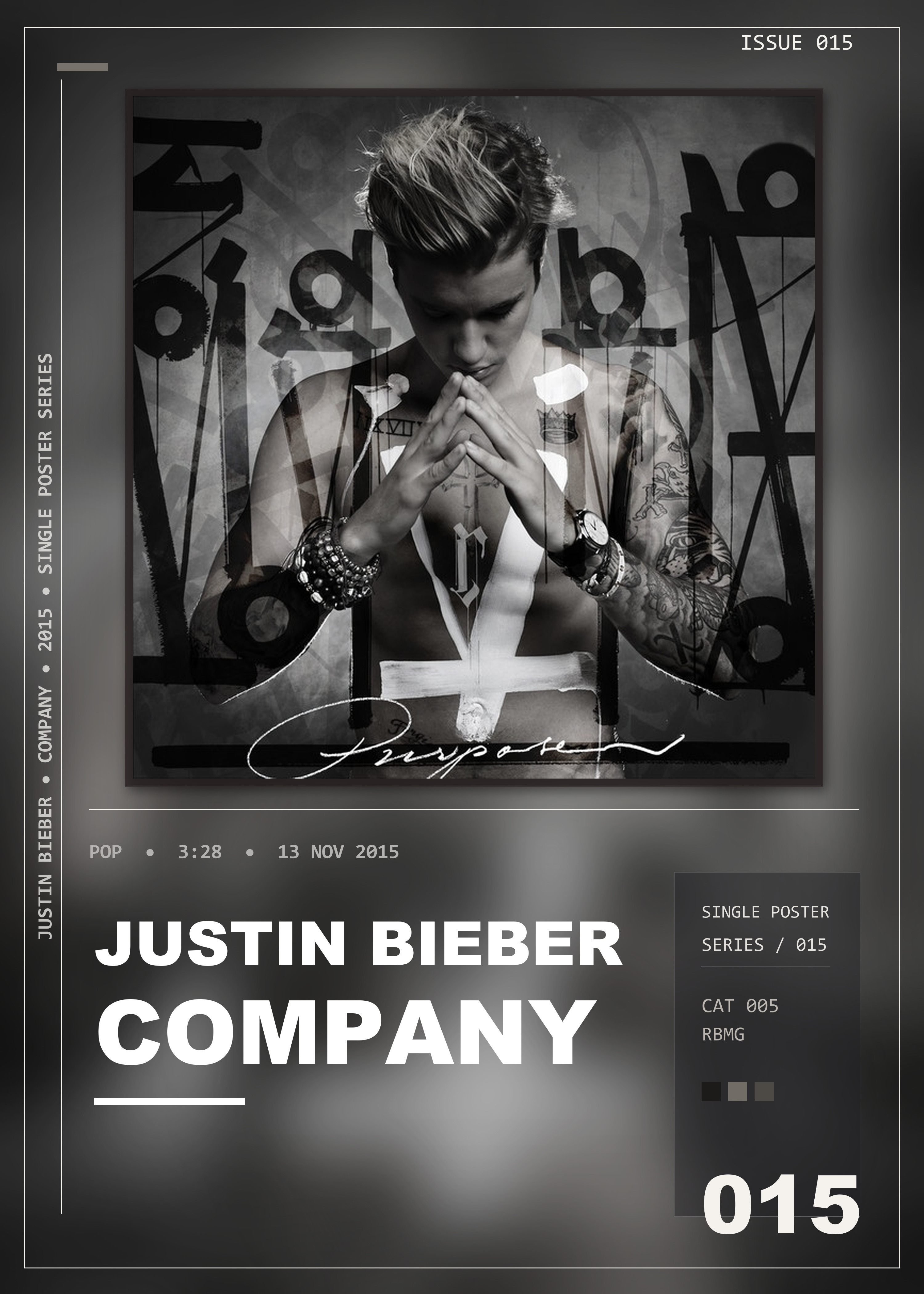 Music poster: Justin Bieber - Company